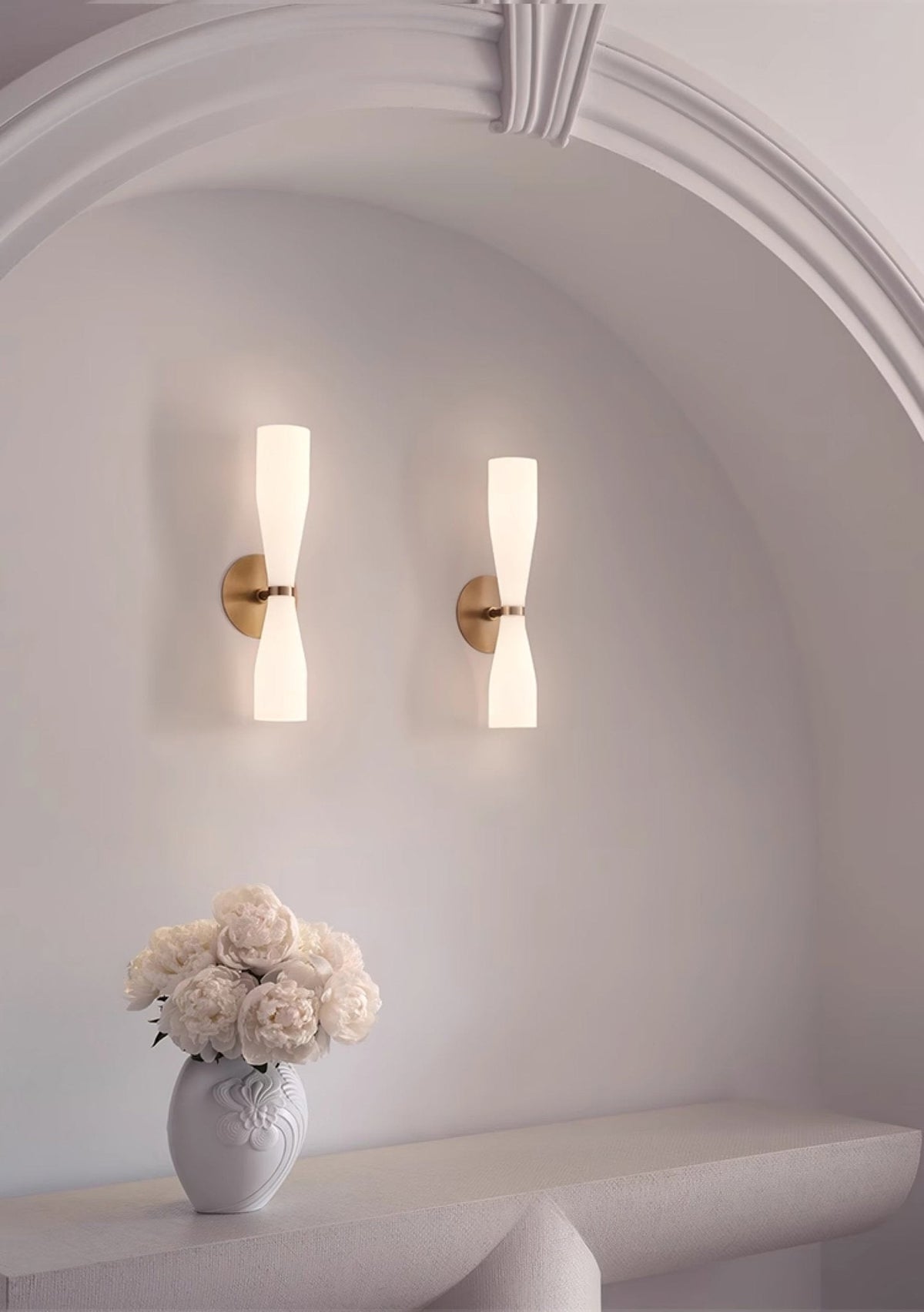 Torch Modern Glass Wall Light