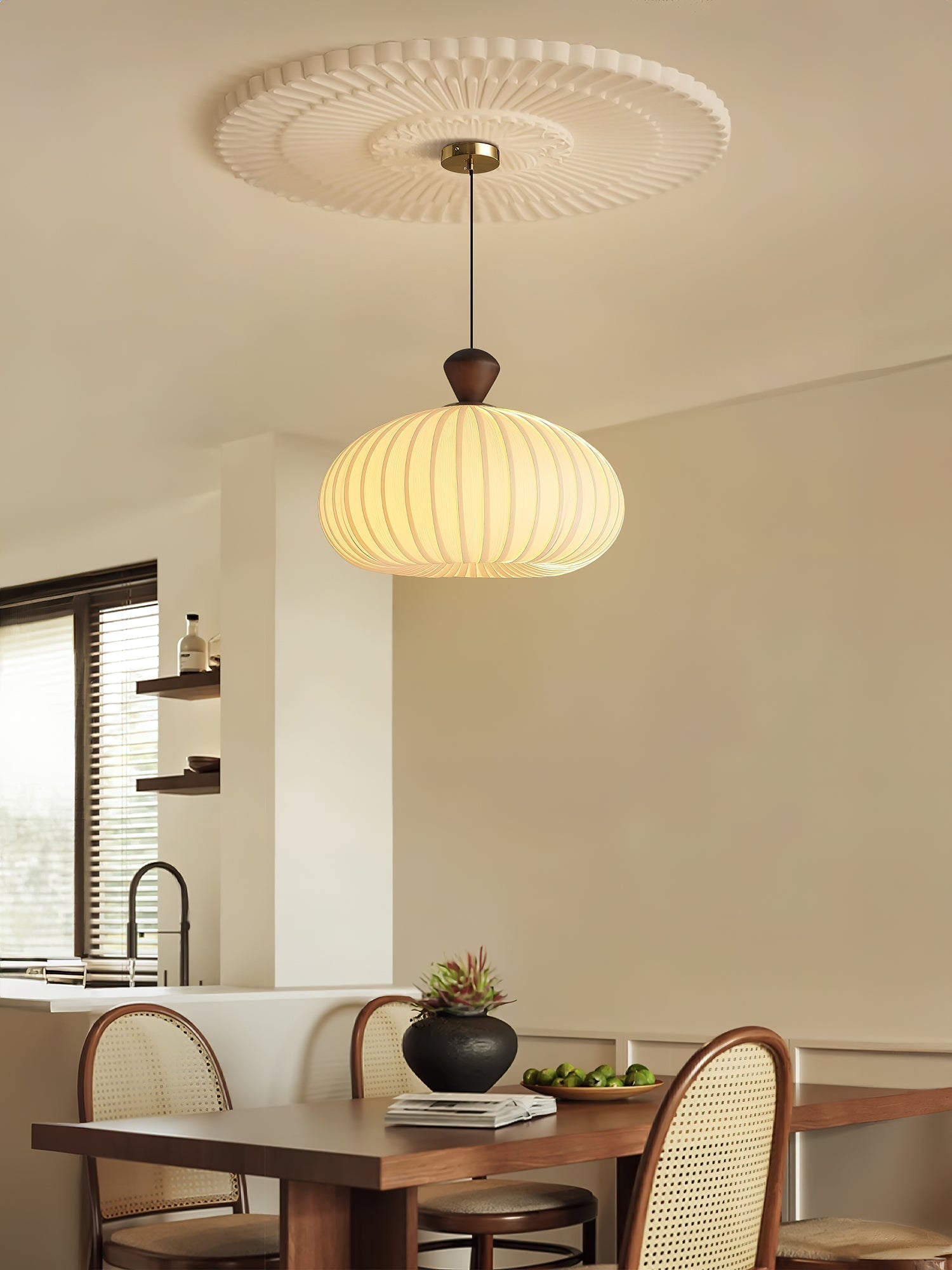 Evaryn Pleated Pendant Light