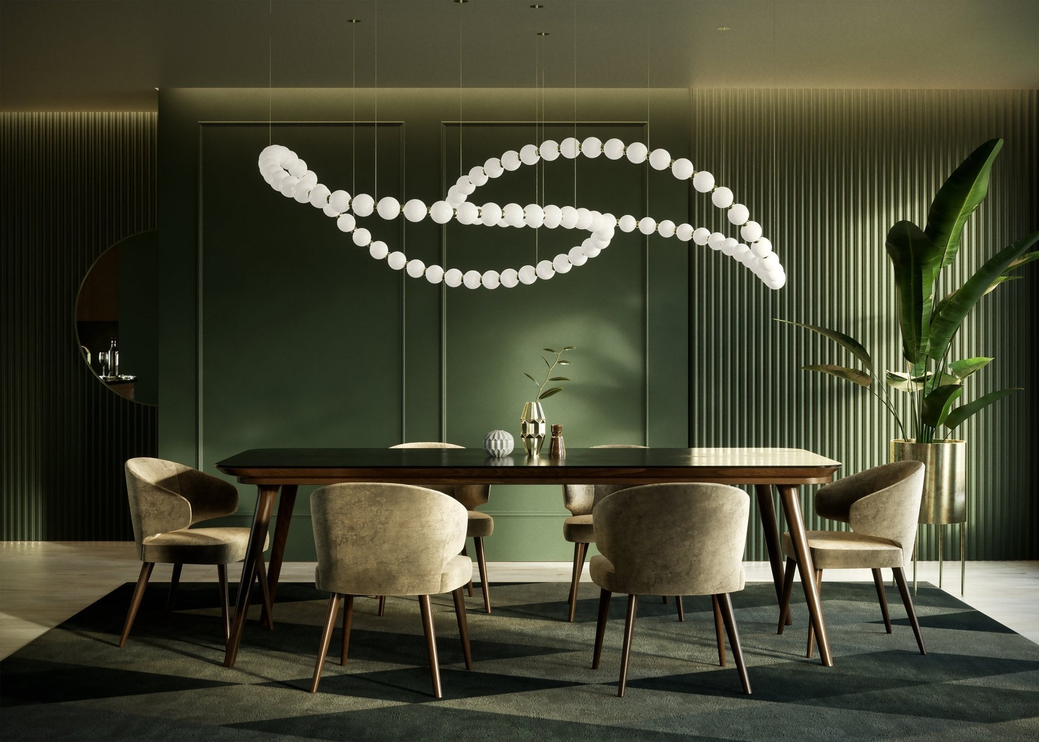Pearl Symphony Grand Cascade Customize Chandelier