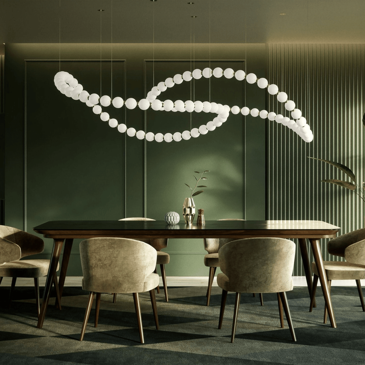 Pearl Symphony Grand Cascade Customize Chandelier
