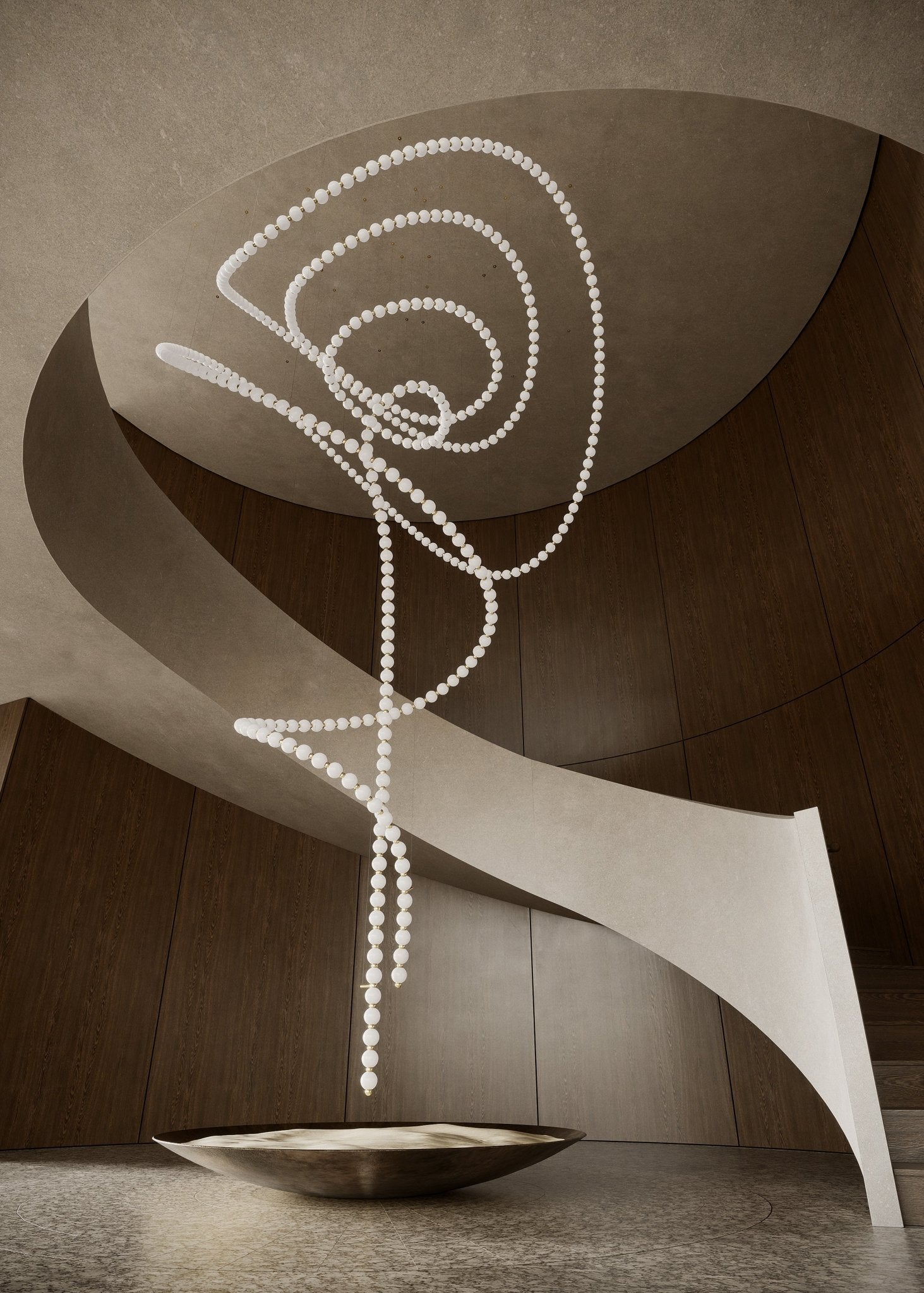 Pearl Symphony Grand Cascade Customize Chandelier