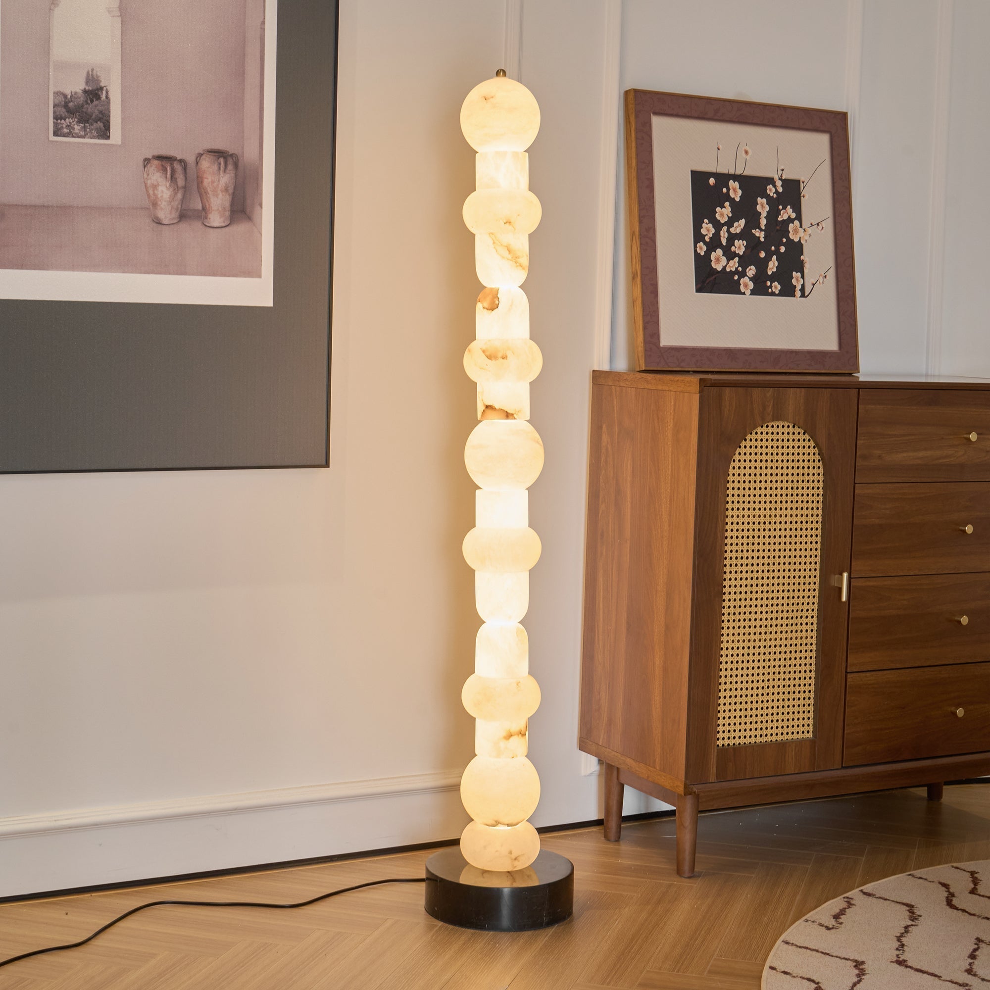 Nostix Alabaster Floor Lamp