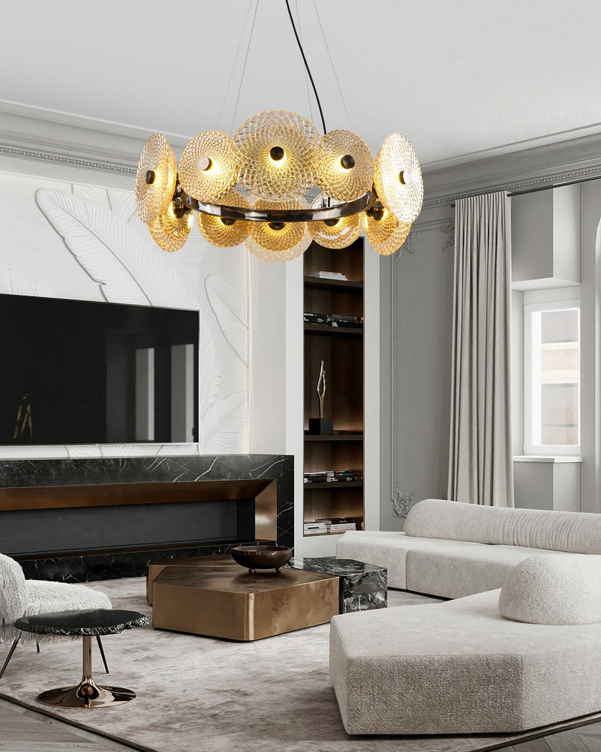 Zeveleth Postmodern Luxury Art Crystal Chandelier