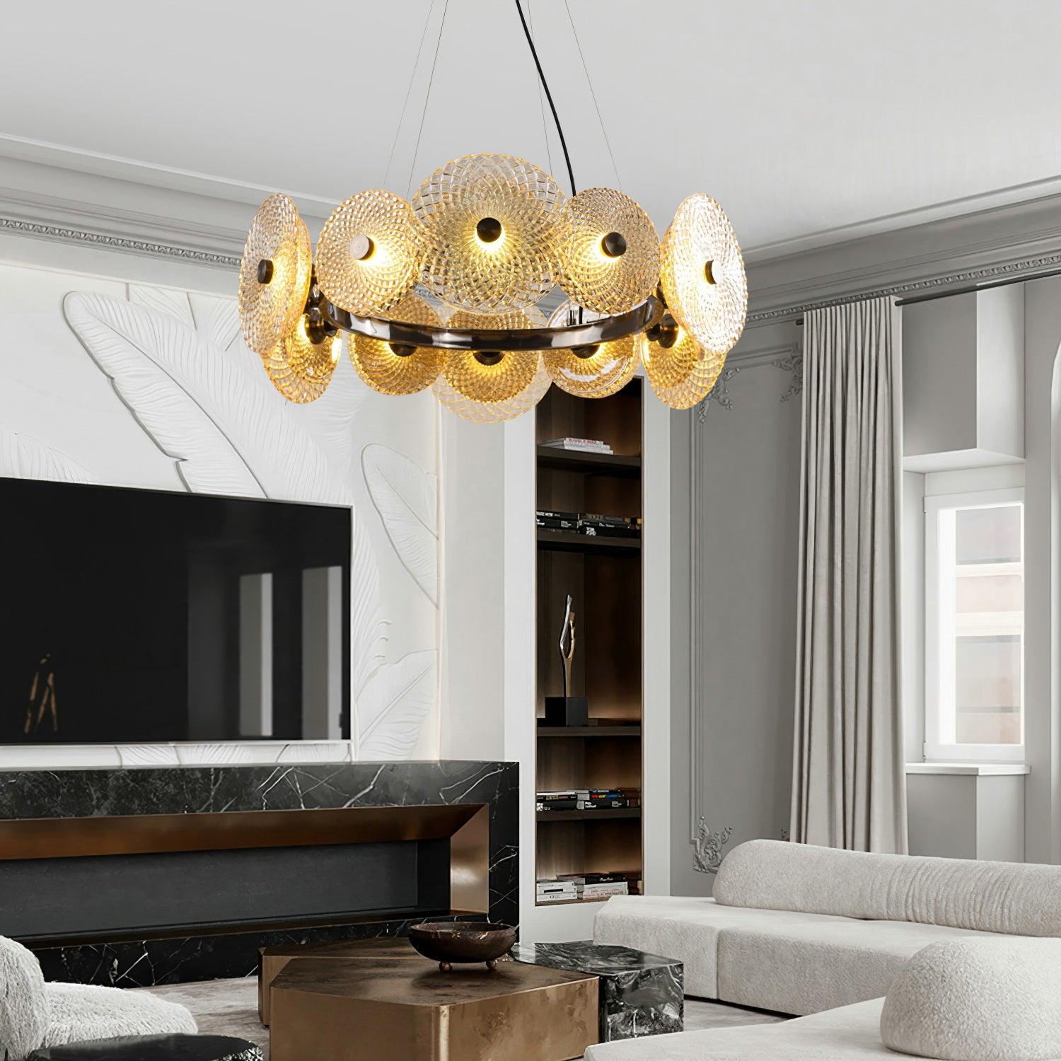 Zeveleth Postmodern Luxury Art Crystal Chandelier