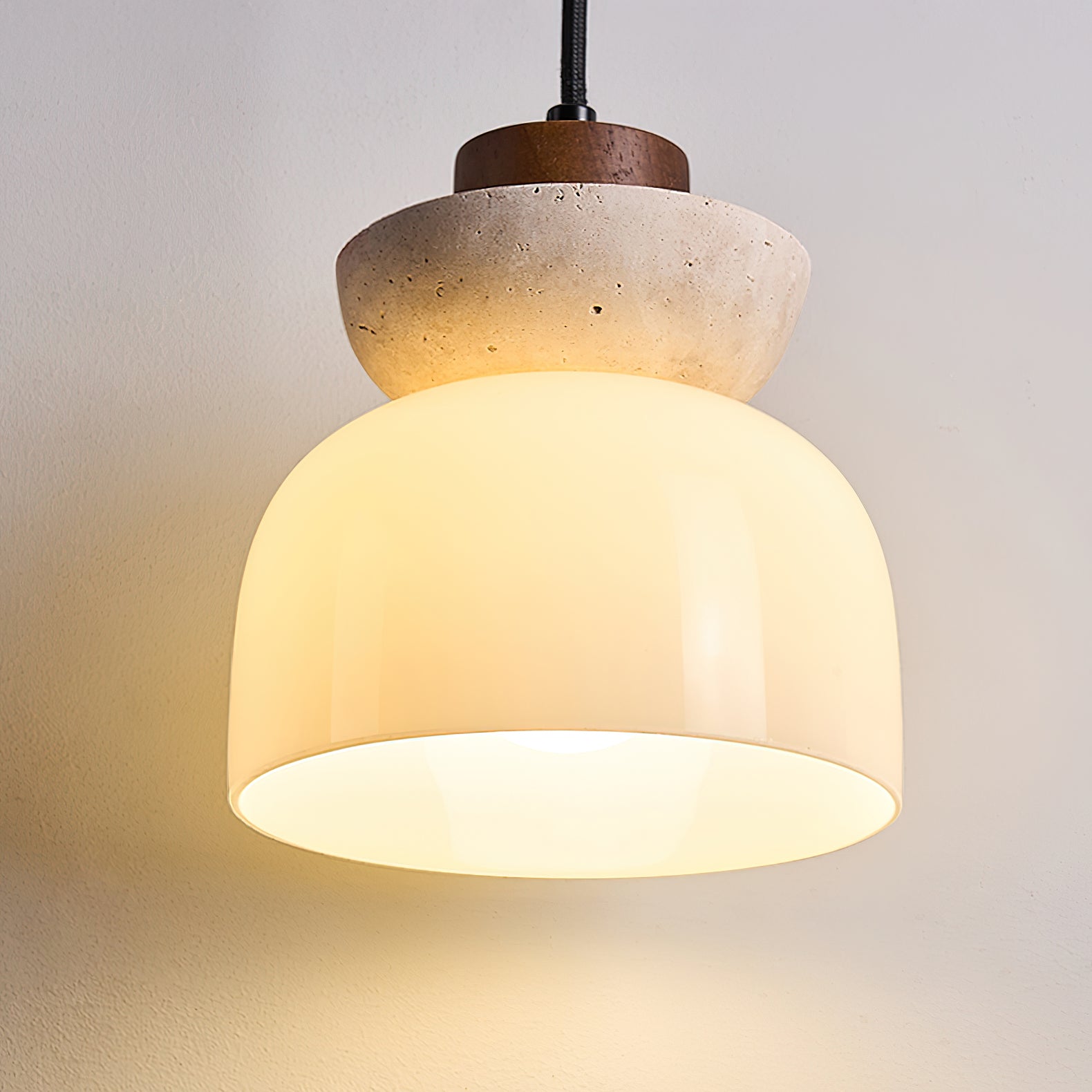 Ritta Layered Dome Pendant Lamp - Neutral Decor