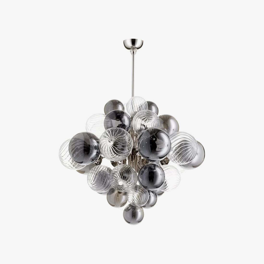Eirorira Chandelier Pallocino Chrome Glass Ball