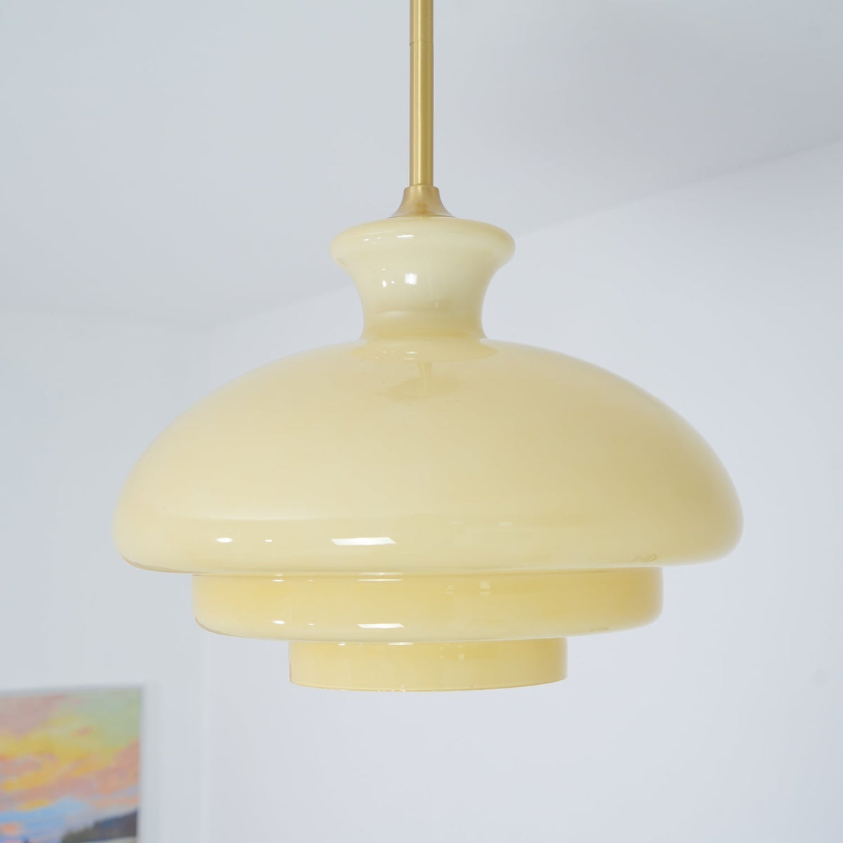 Sunbeam Modern Glass Pendant Lamp