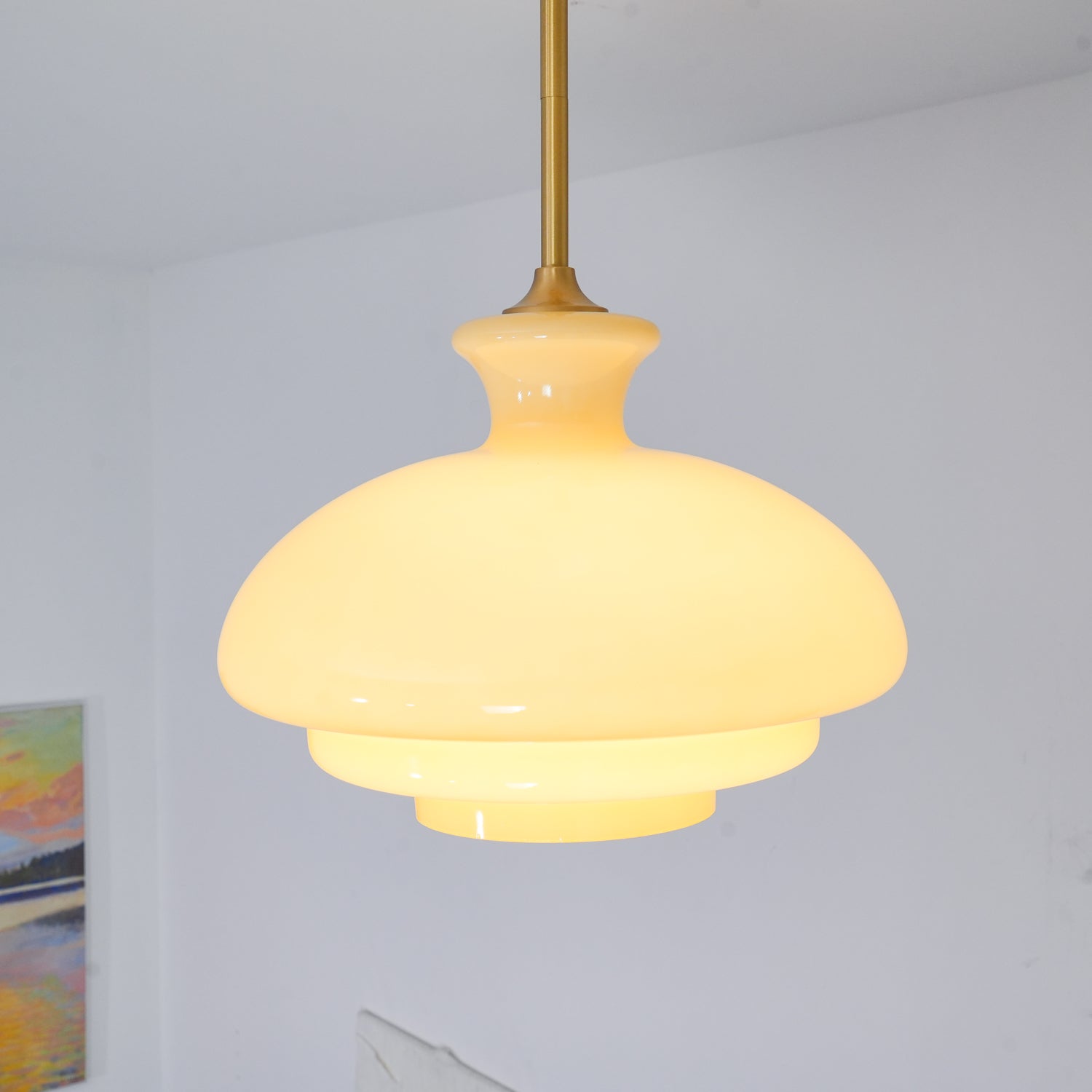 Sunbeam Modern Glass Pendant Lamp