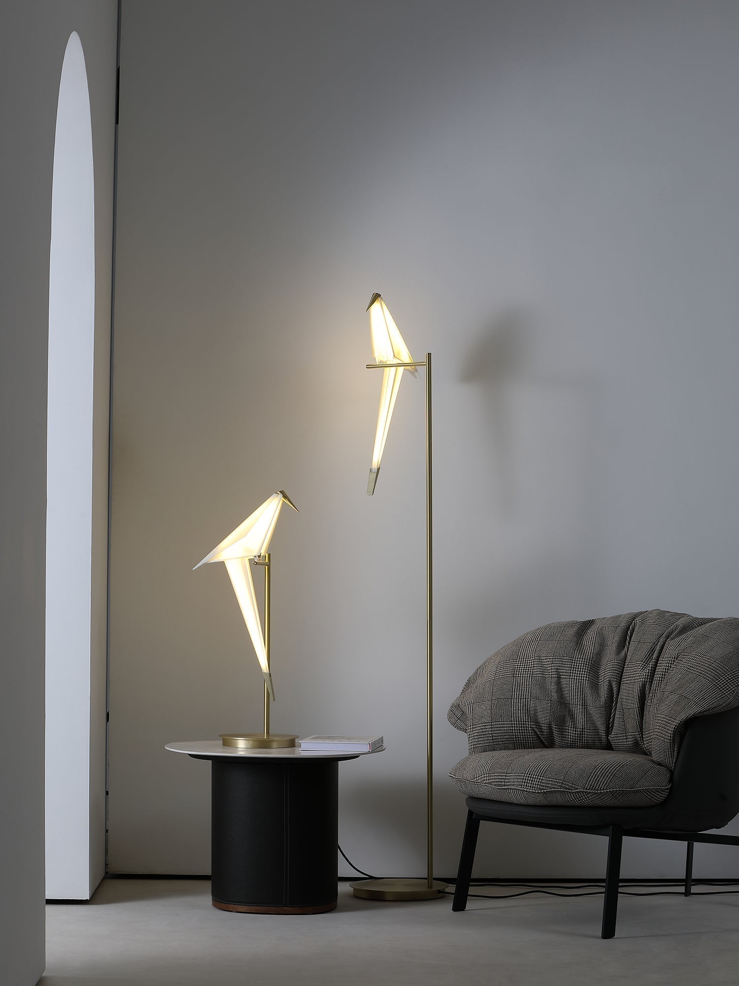 Vioran Aluminum Industrial Floor Lamp