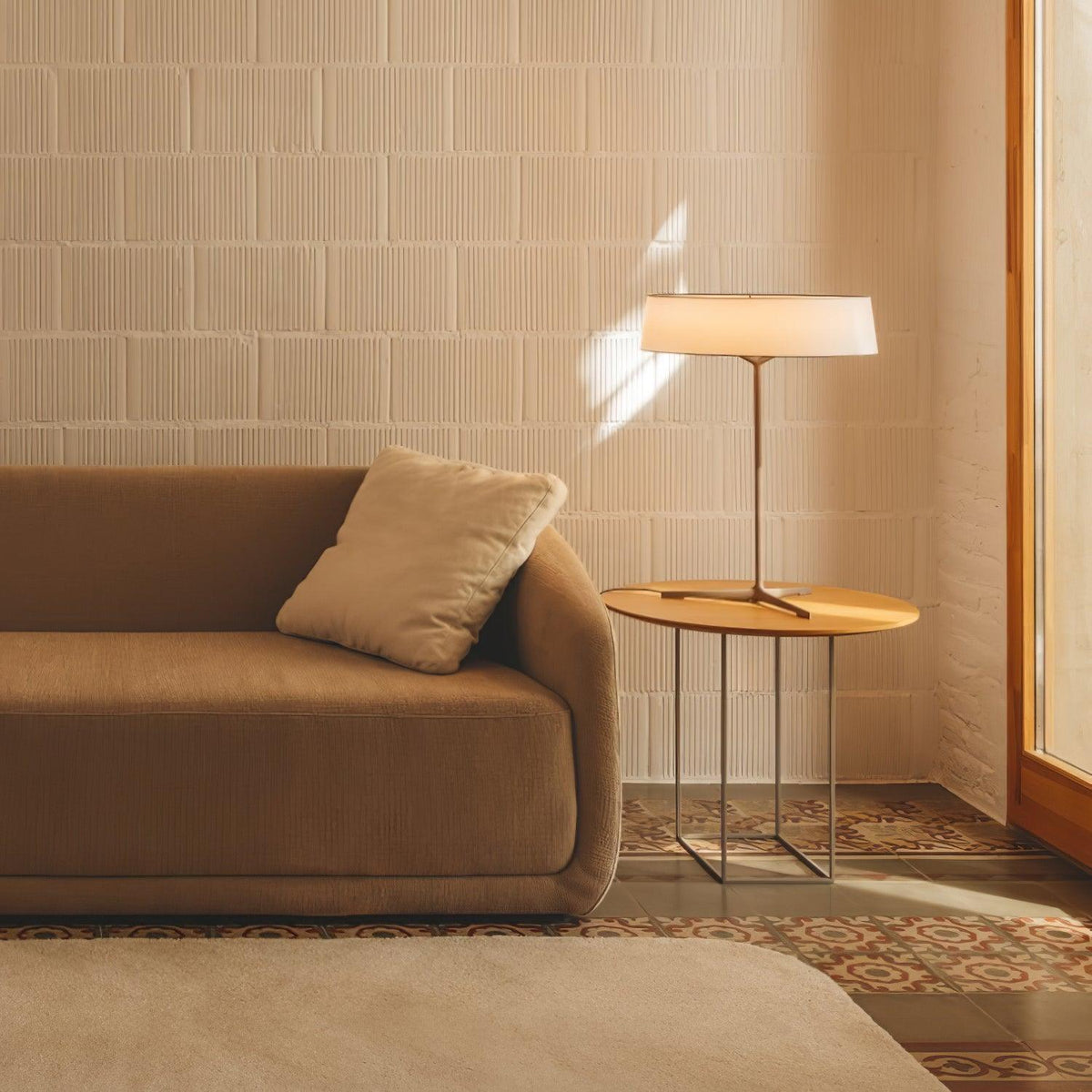 Linivira Fabric Scandinavian Table Lamp