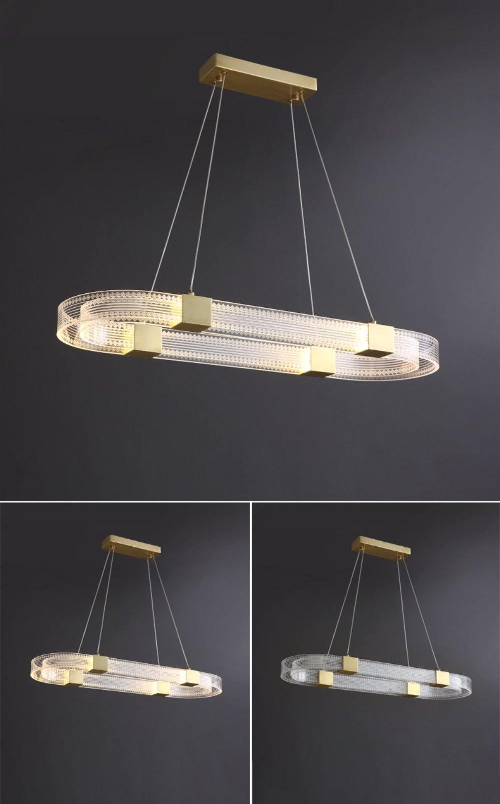Eurdora Modern Minimalist Ring LED Chandelier - Neutral Decor