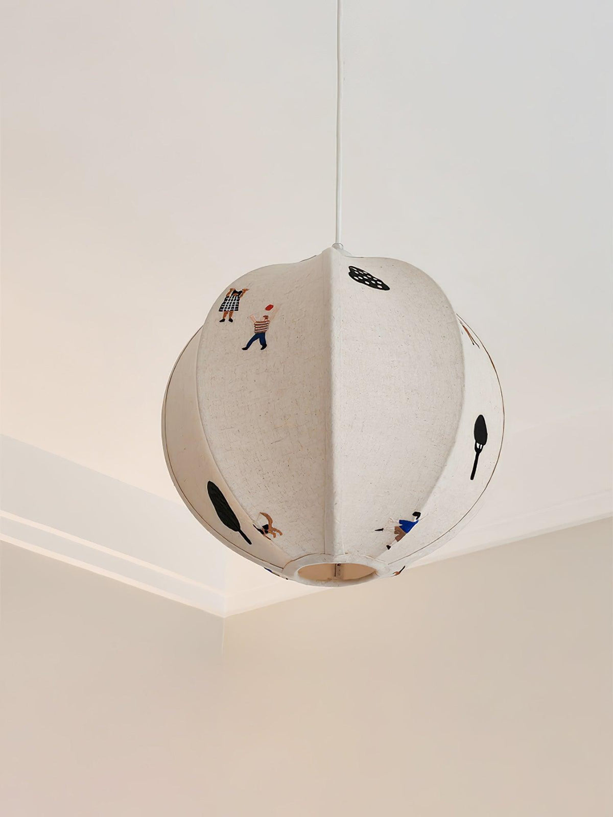 Wacell Art Textile Swag Fabric Pendant Lamp