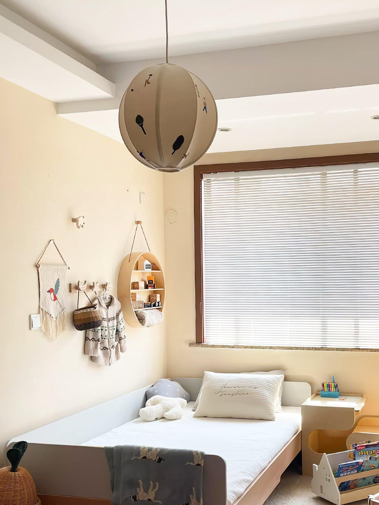 Wacell Art Textile Swag Fabric Pendant Lamp