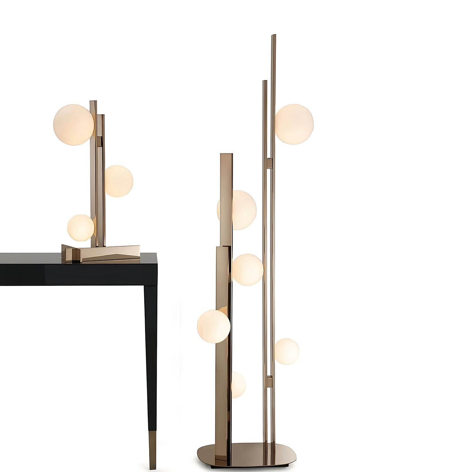 Luma Contemporary Glass Table Lamp