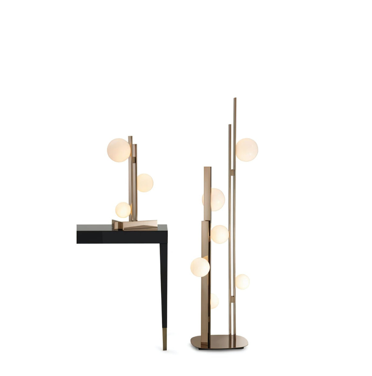 Luma Contemporary Glass Table Lamp