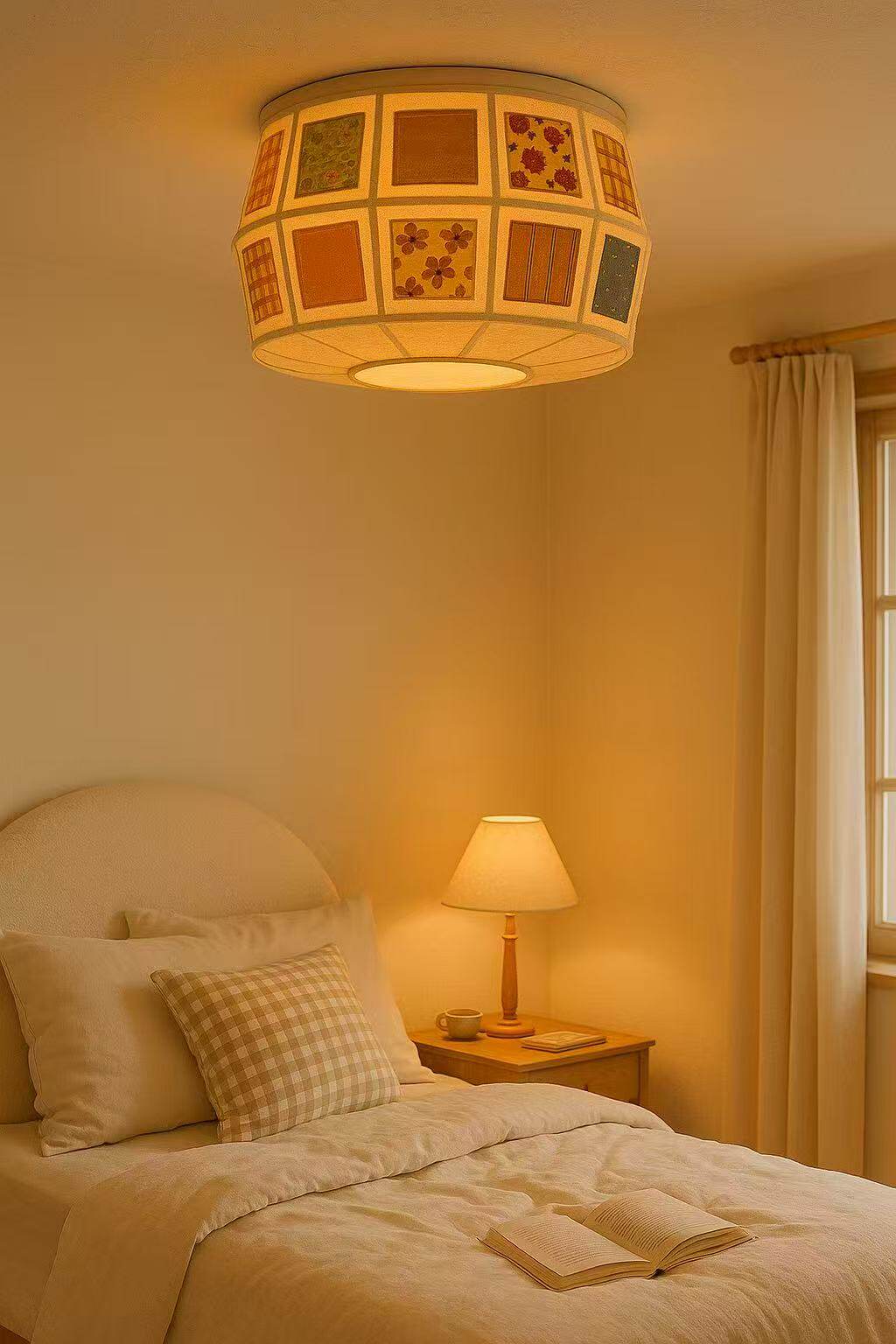 Eulalie Patchwork Quilt Ceiling Light