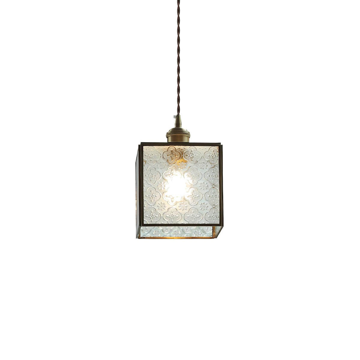 Arvane Brass & Glass Elegant Pendant Lamp
