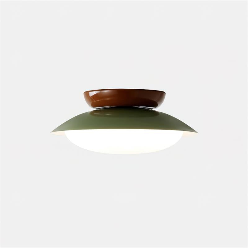 Aira Vintage Bowl-shaped LED Ceiling Light - Neutral Decor