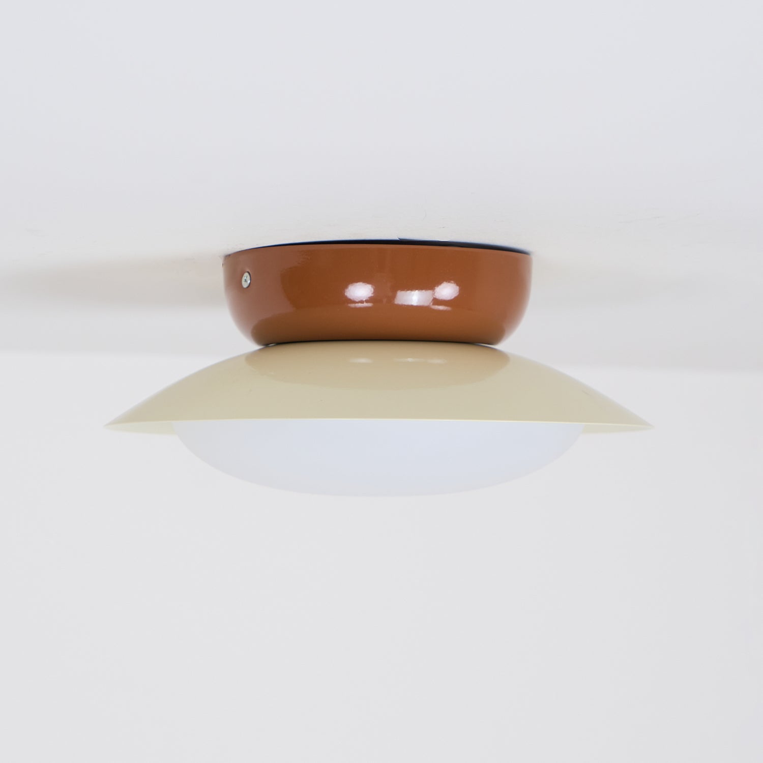 Aira Vintage Bowl-shaped LED Ceiling Light - Neutral Decor