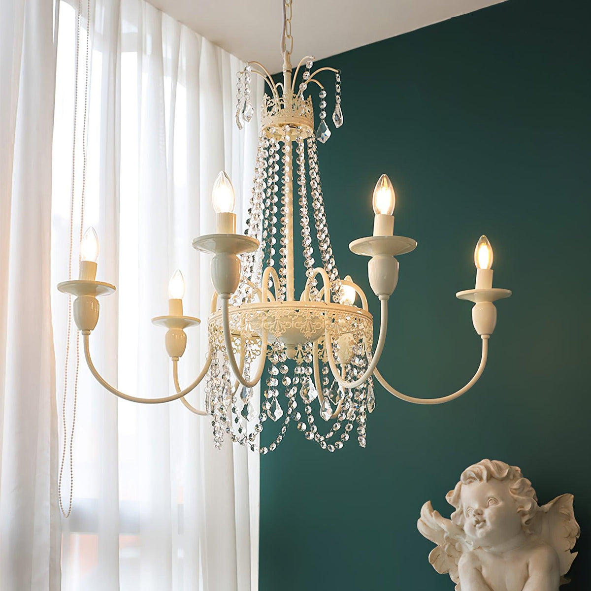 Elyalaria Chandelier Crystal Tassels
