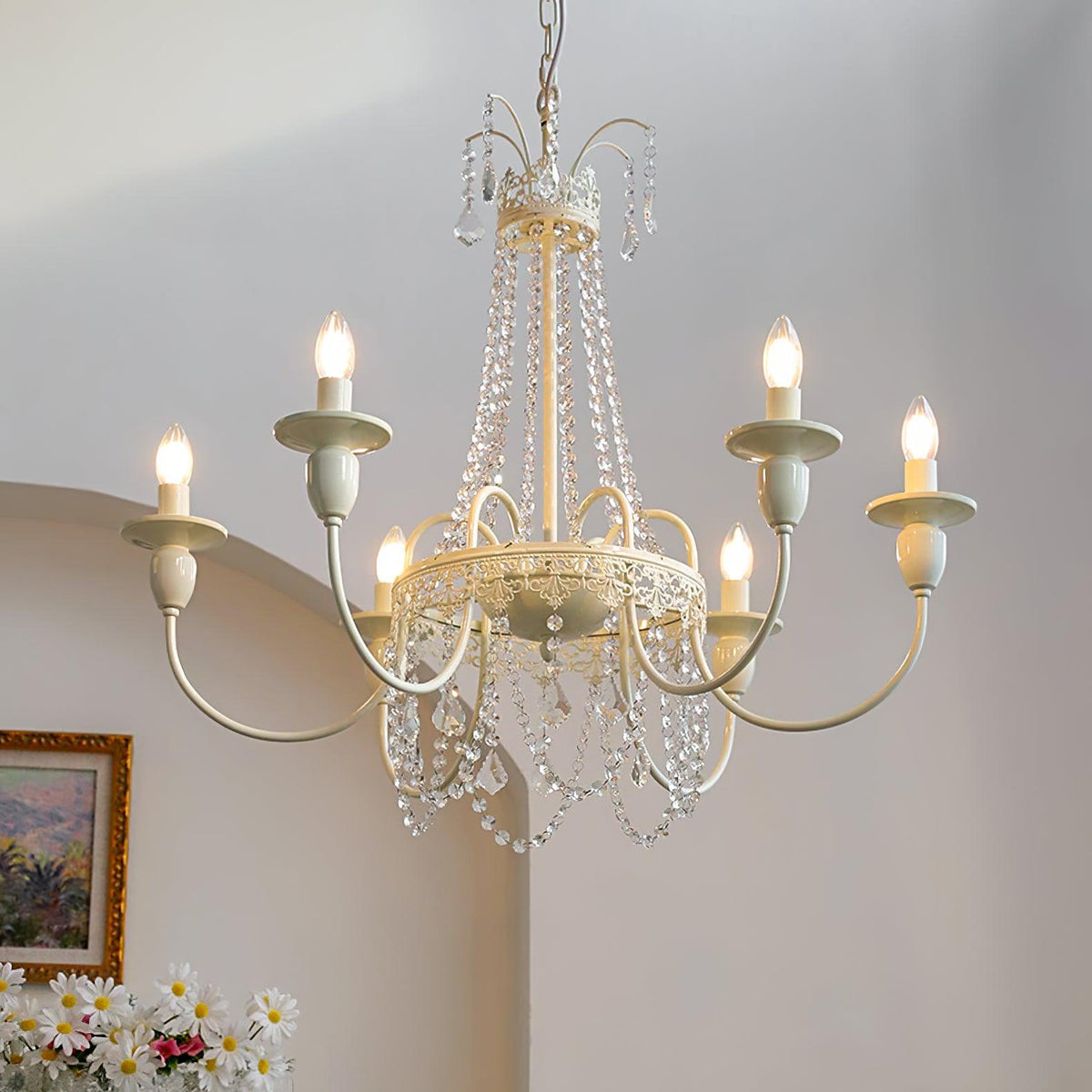 Elyalaria Chandelier Crystal Tassels