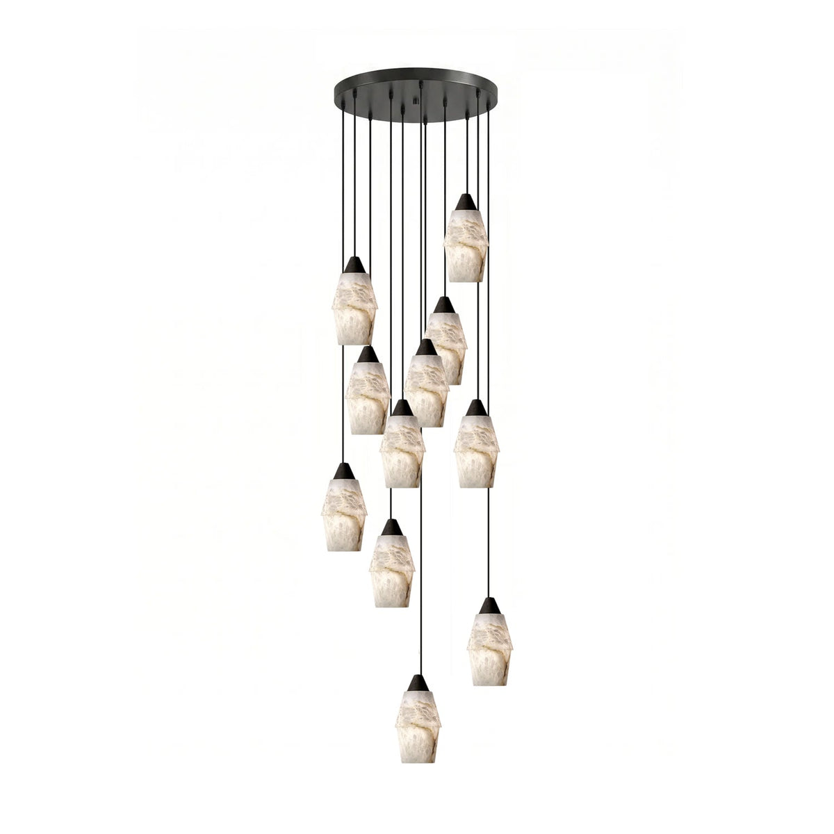Pavilion Alabaster Cluster Chandelier