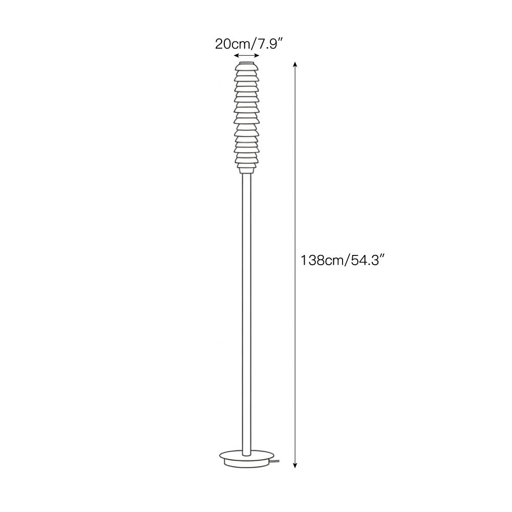 Eiroiella Alabaster Floor Lamp