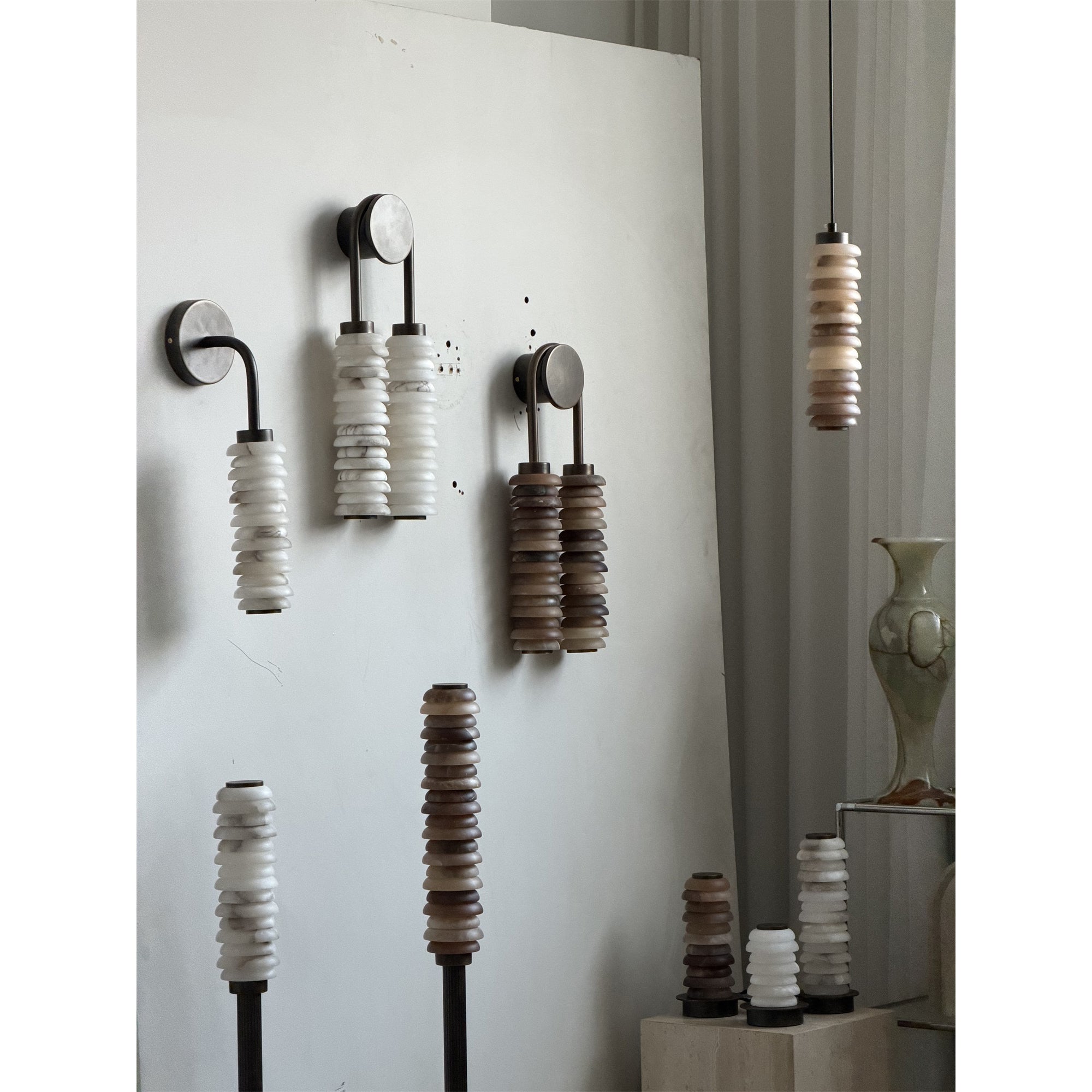 Eiroiella Alabaster Floor Lamp