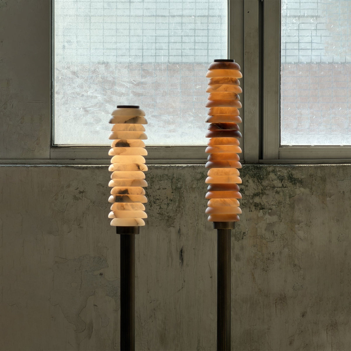 Eiroiella Alabaster Floor Lamp