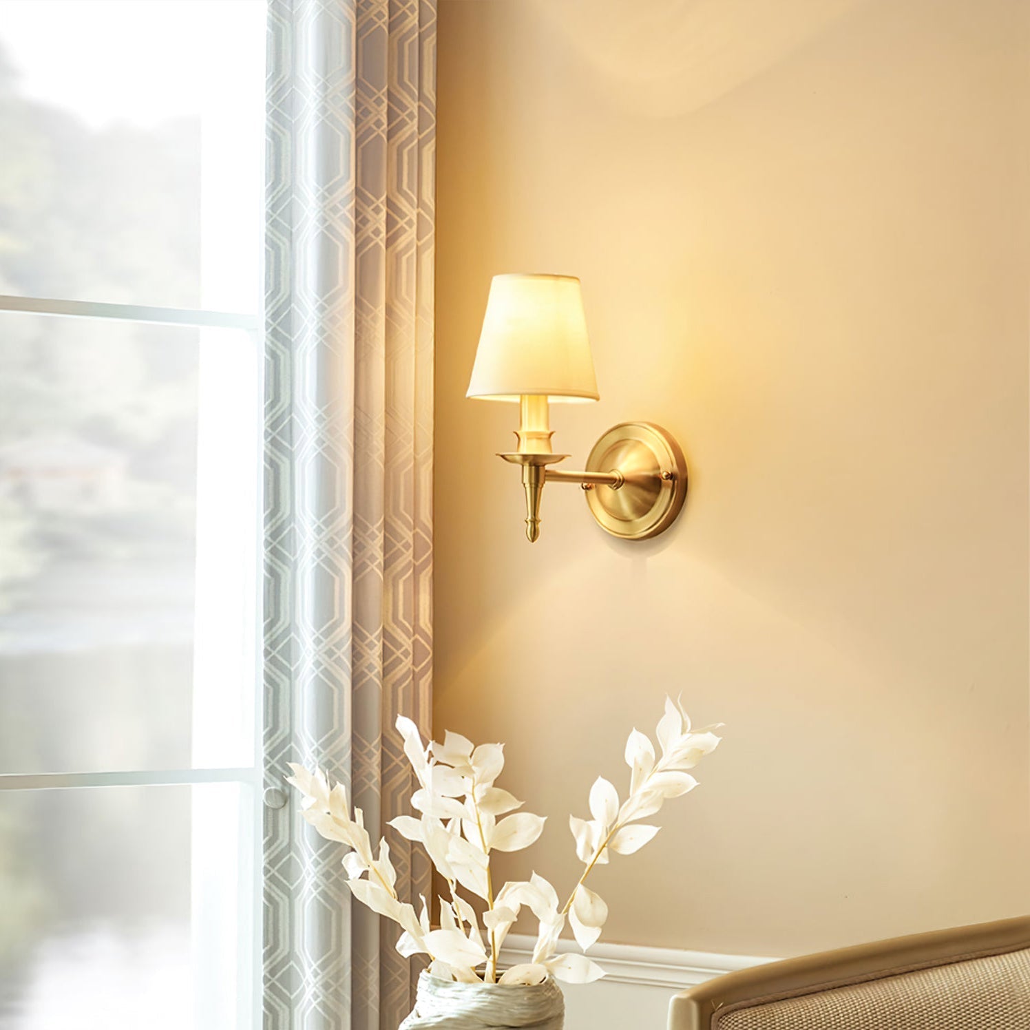 Ilthean Vintage Industrial Wall Lamp - Neutral Decor