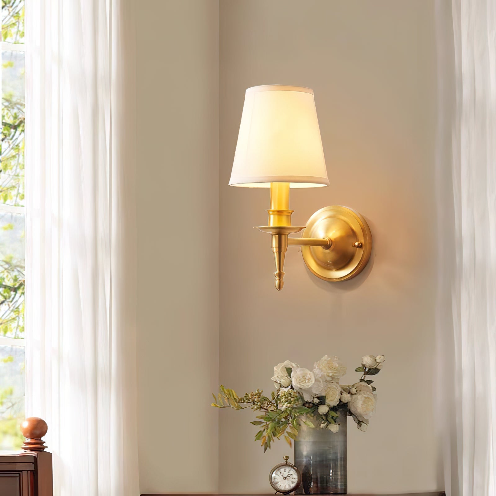 Ilthean Vintage Industrial Wall Lamp - Neutral Decor