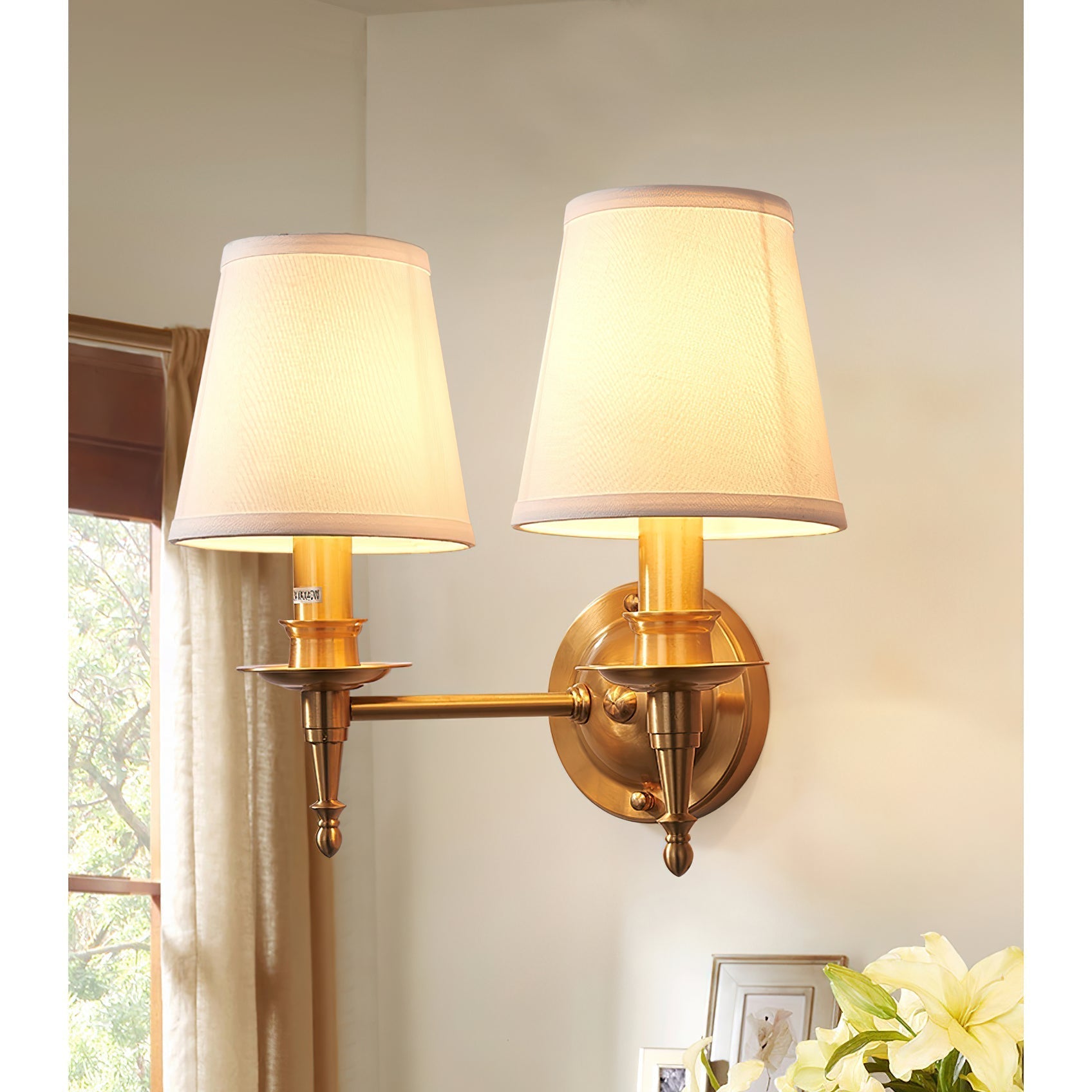 Ilthean Vintage Industrial Wall Lamp - Neutral Decor