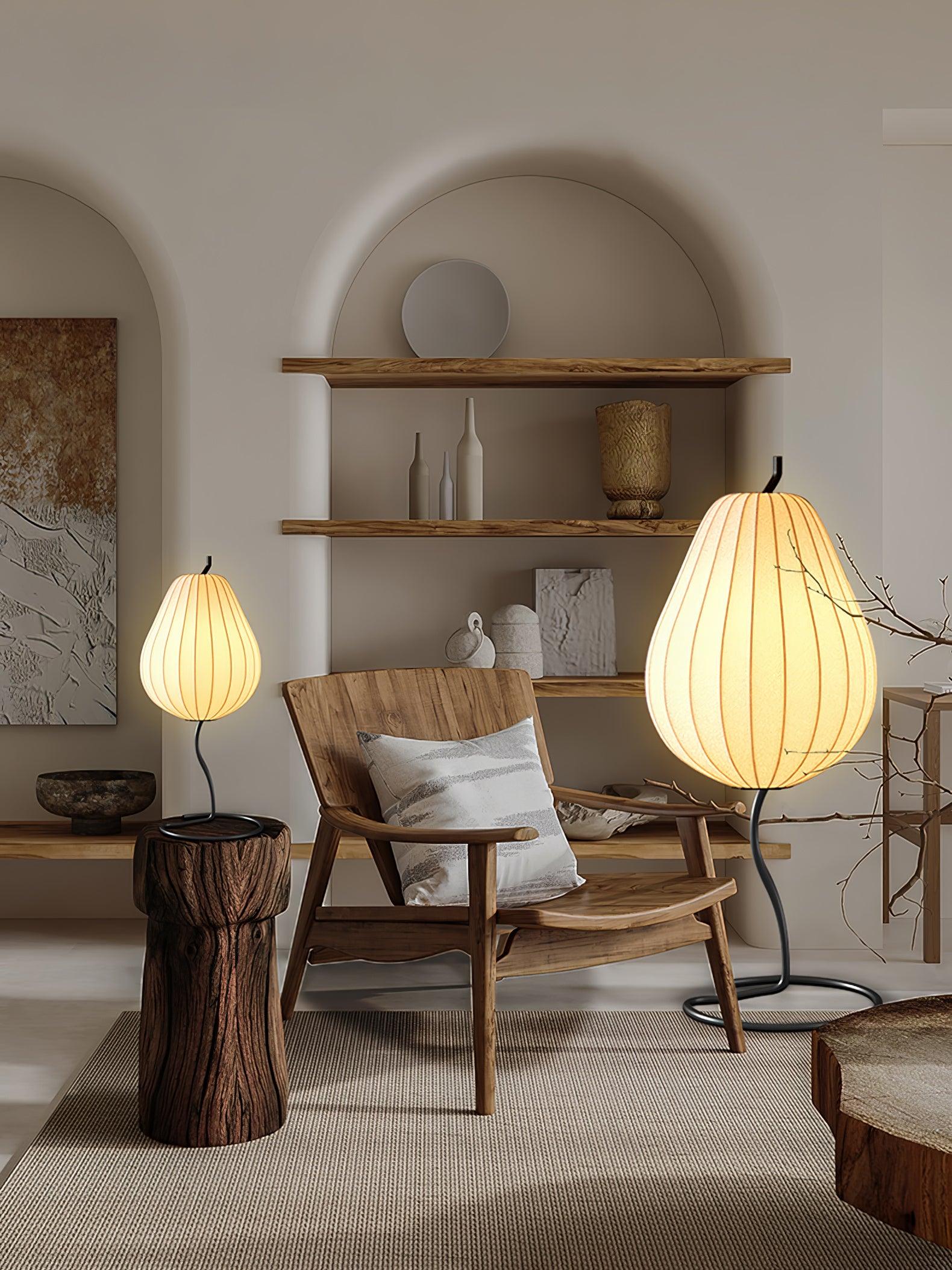 Calerielle Minimalist Pear Floor Lamp