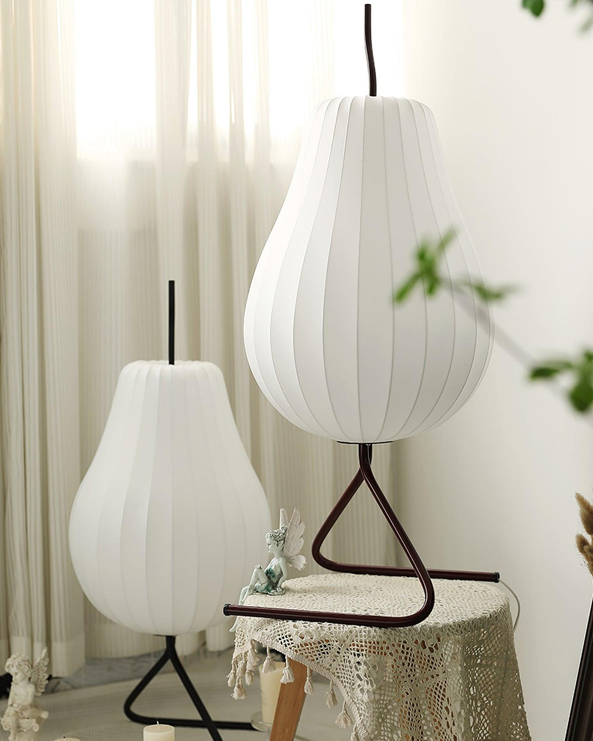 Calerielle Minimalist Pear Floor Lamp
