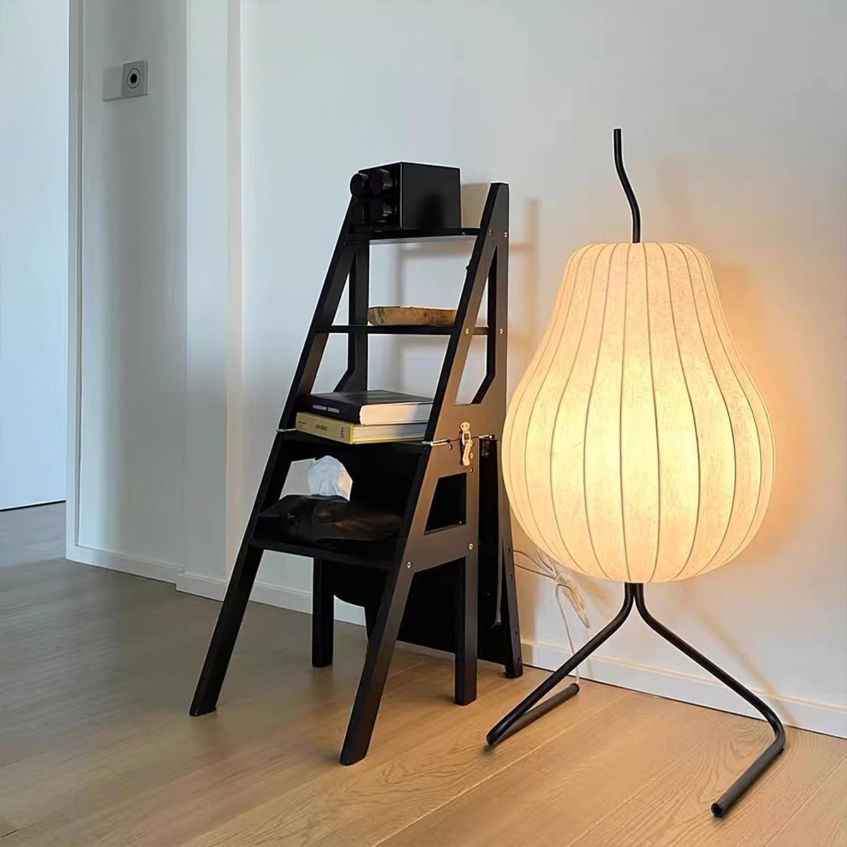 Calerielle Minimalist Pear Floor Lamp