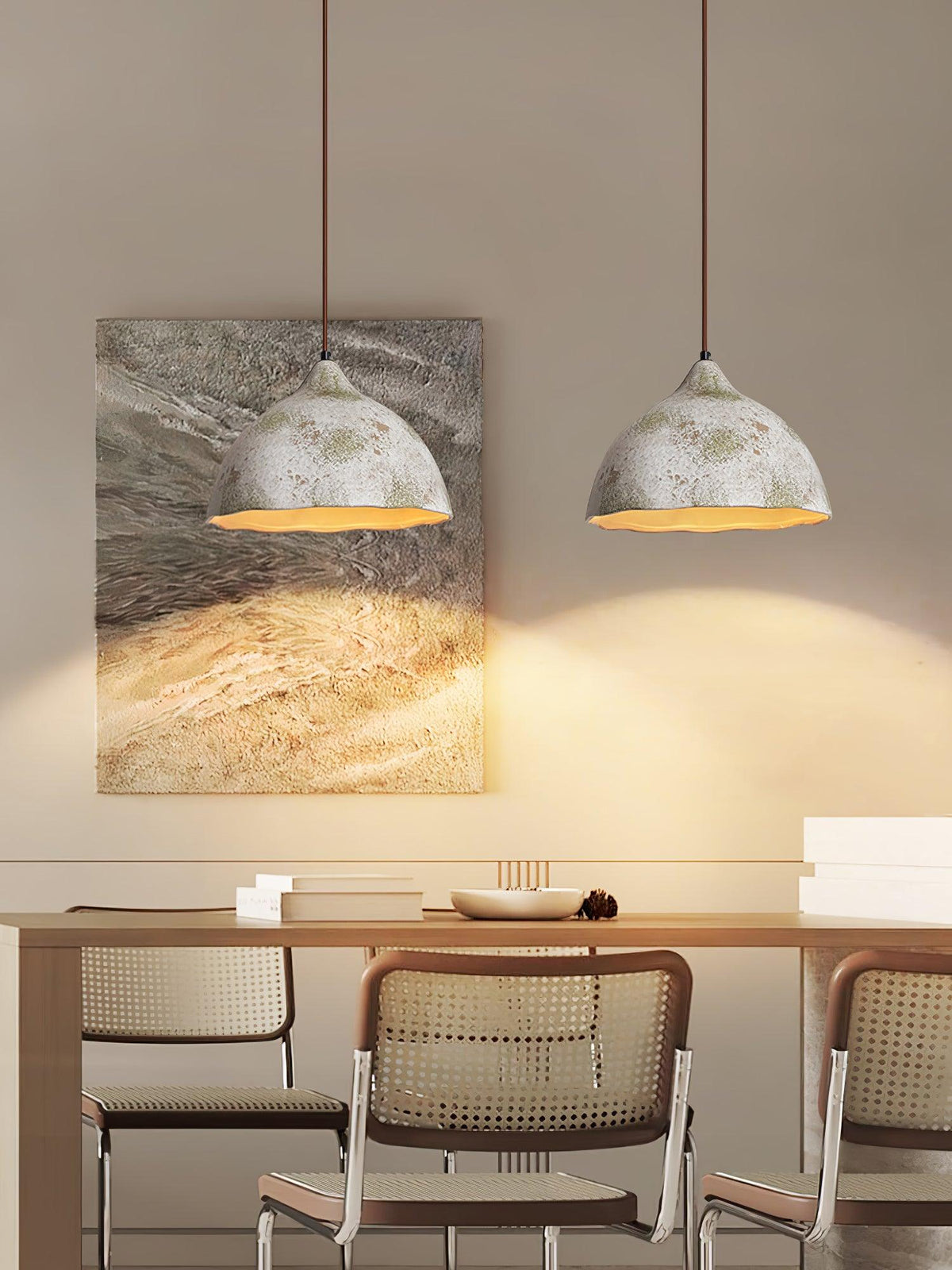 Moss Minimalist Wood Pendant Light