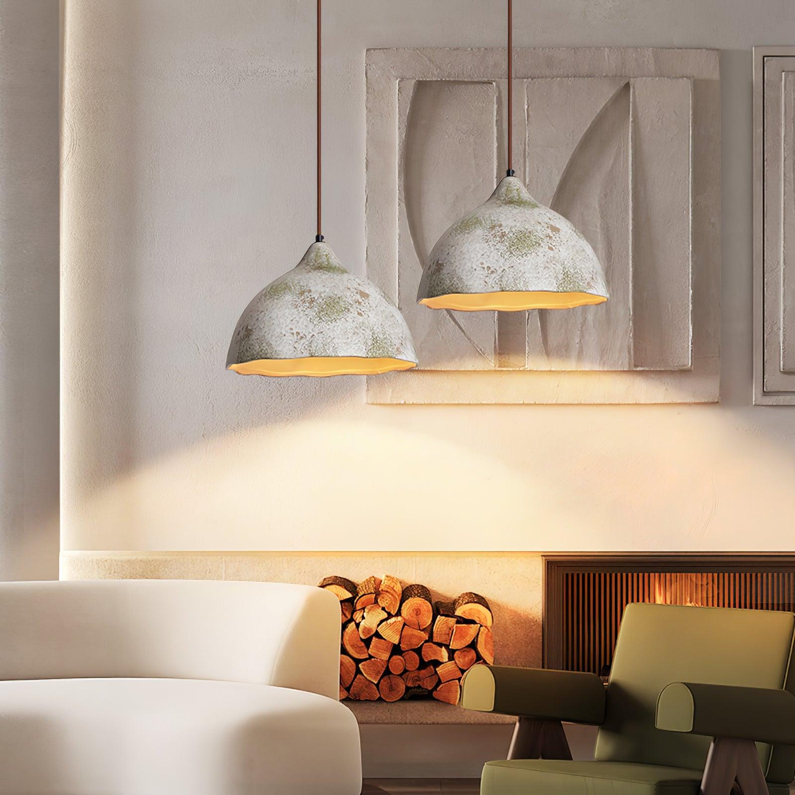Moss Minimalist Wood Pendant Light