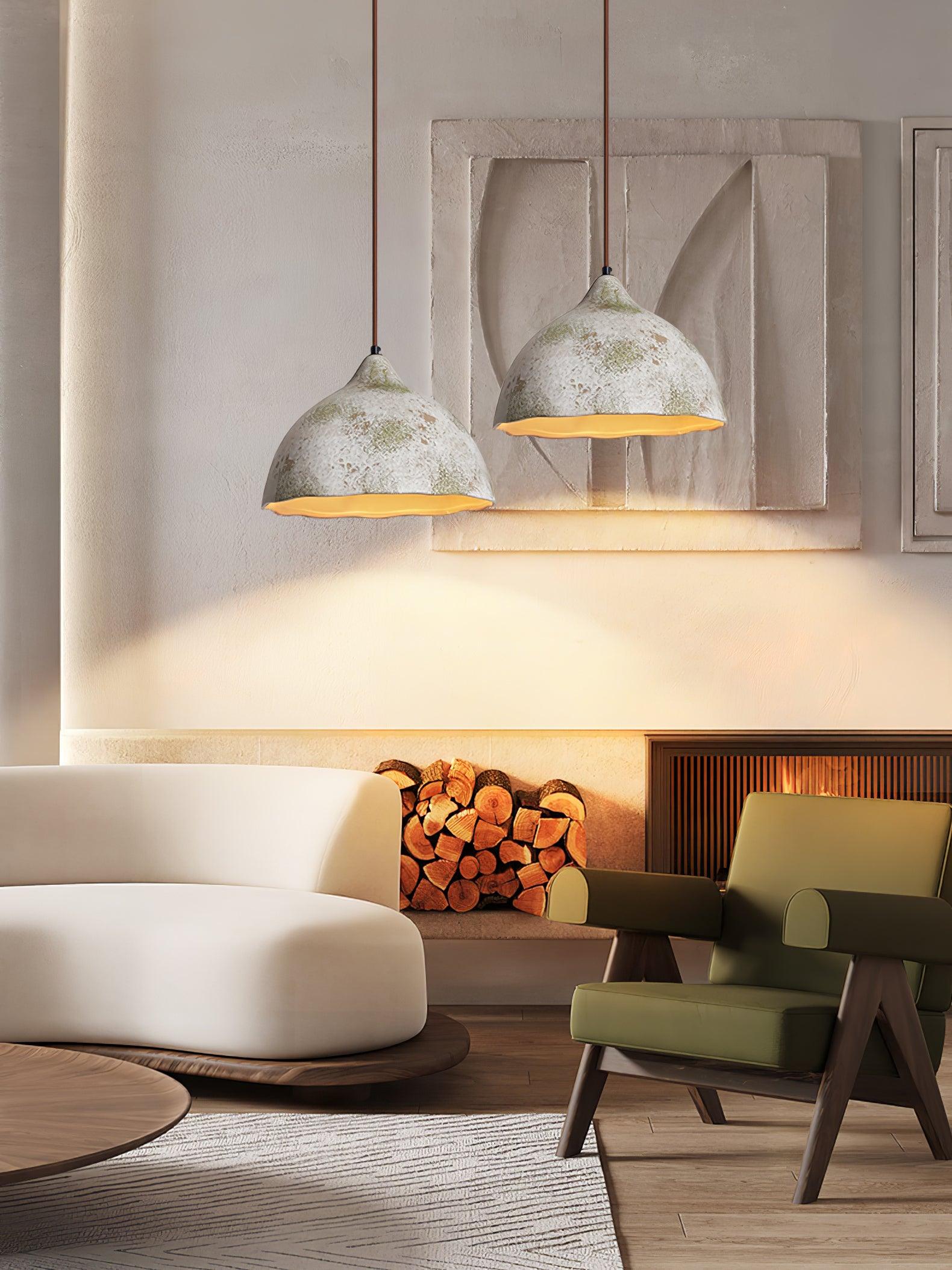 Moss Minimalist Wood Pendant Light