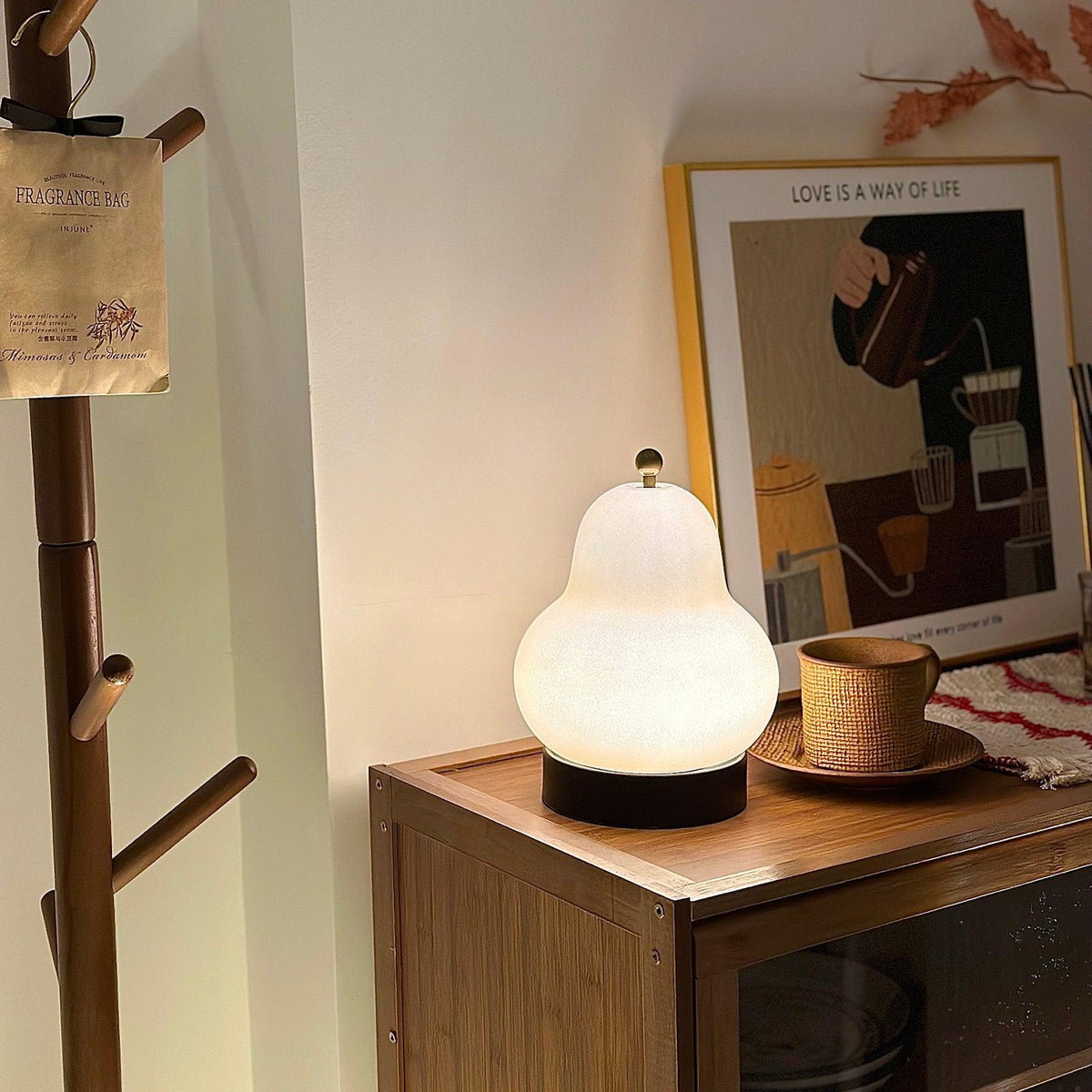 Lumaic Glass Whimsical Table Lamp
