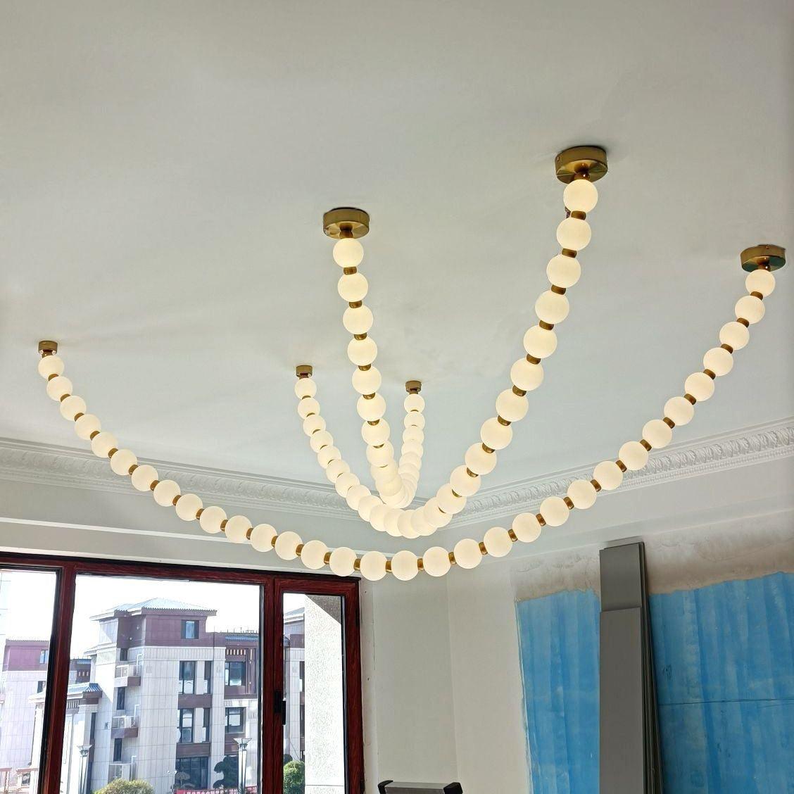 Kanell Brass Sputnik Chandelier