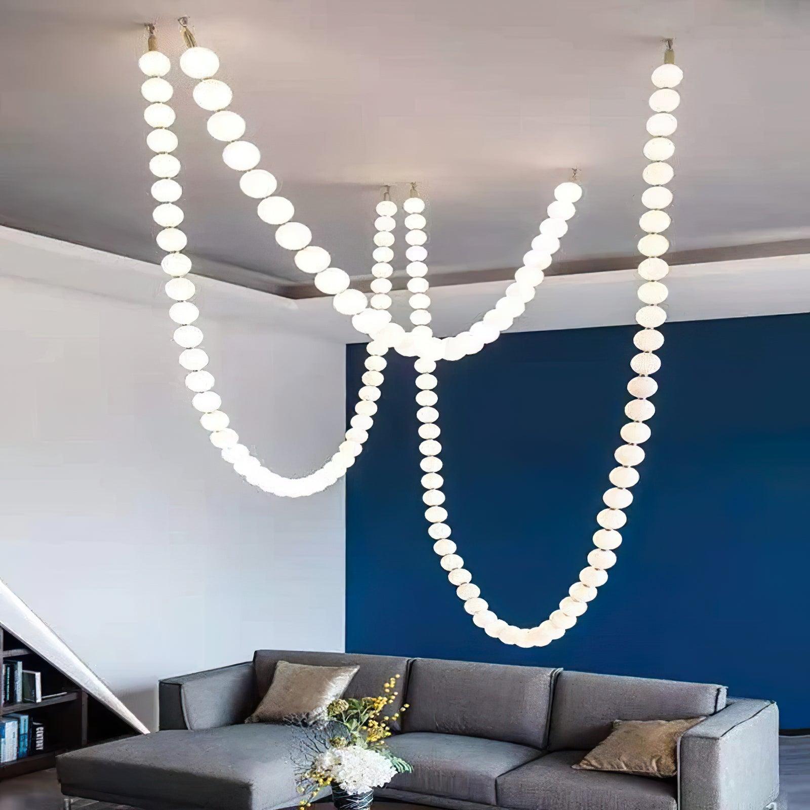 Kanell Brass Sputnik Chandelier