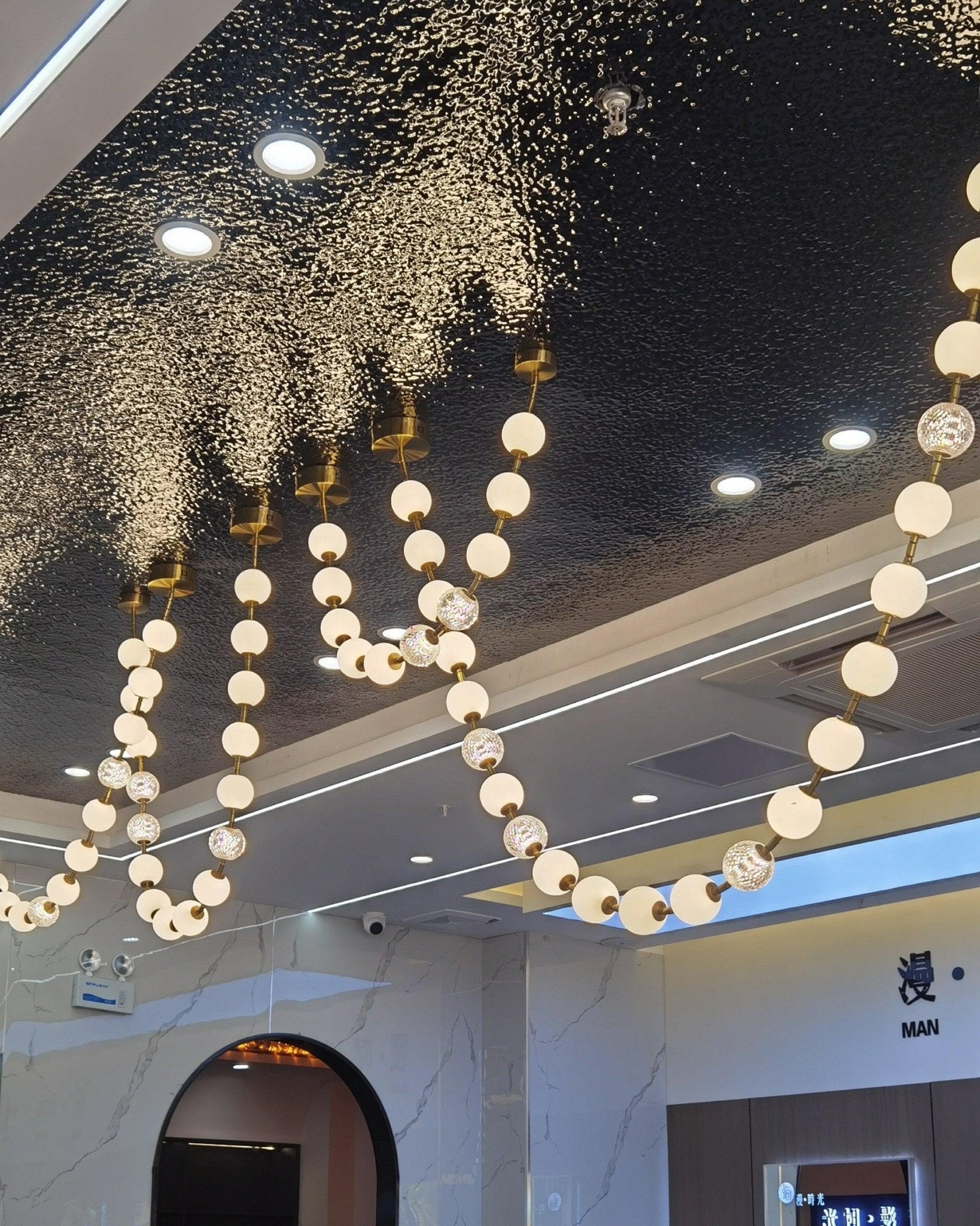 Kanell Brass Sputnik Chandelier