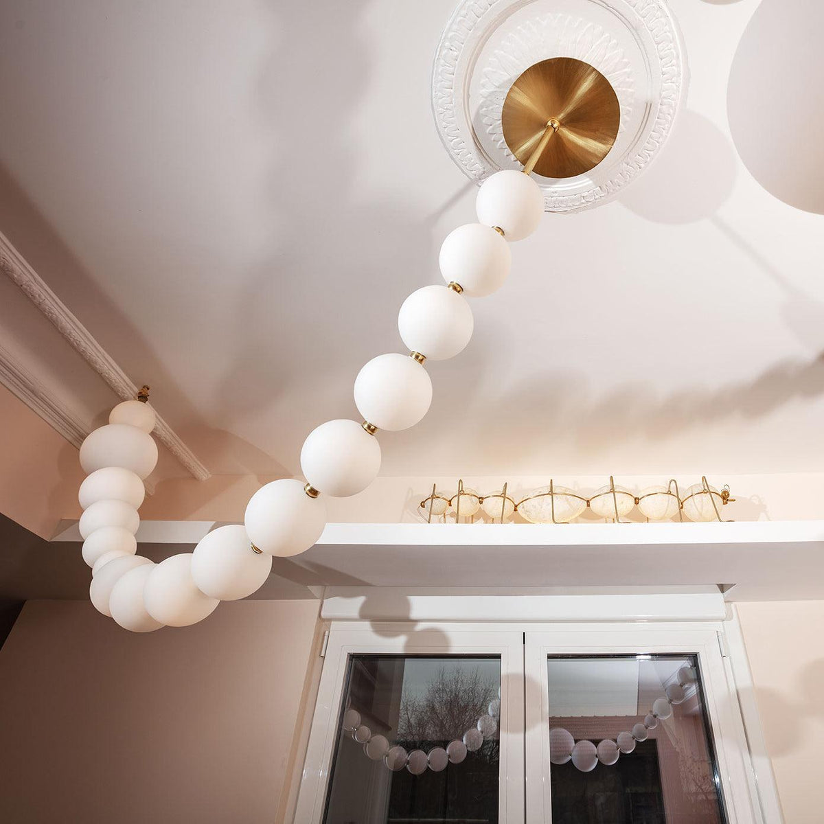 Kanell Brass Sputnik Chandelier
