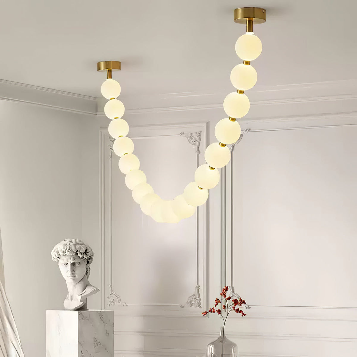Kanell Brass Sputnik Chandelier