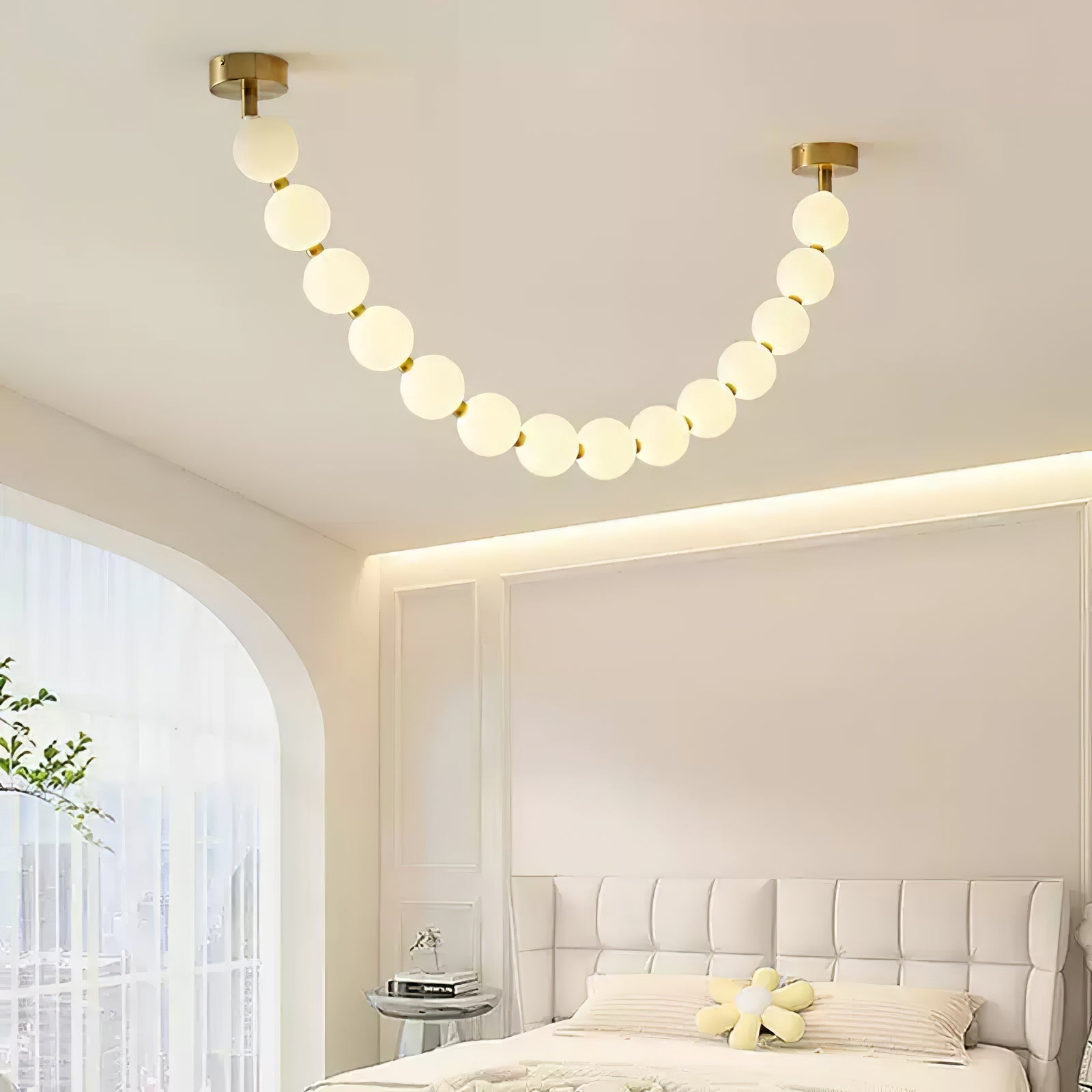 Emelir Pearl Necklace Balls Glass Chandelier