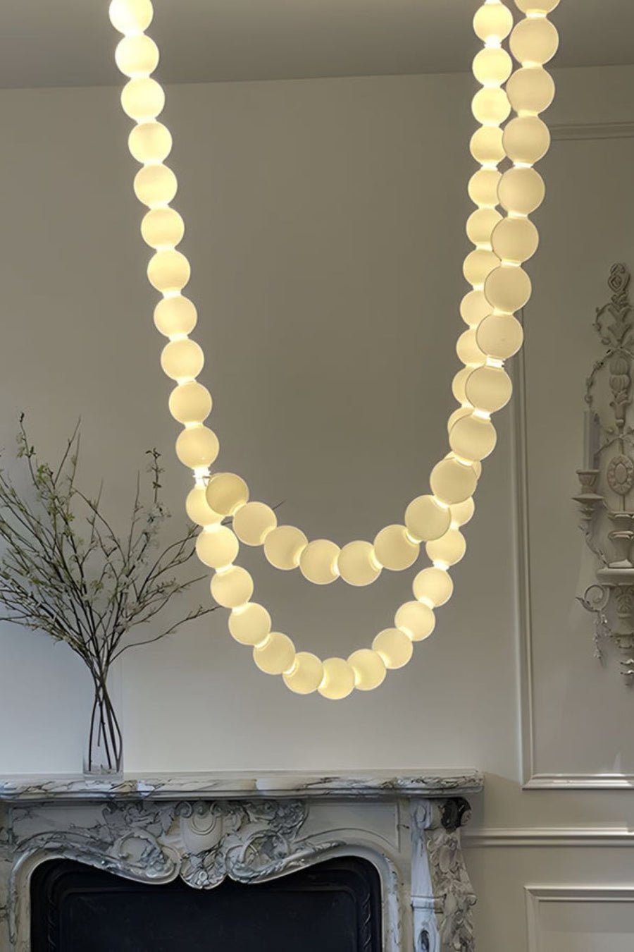 Emelir Pearl Necklace Balls Glass Chandelier