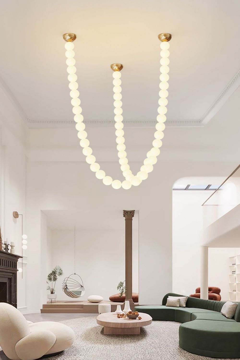 Emelir Pearl Necklace Balls Glass Chandelier