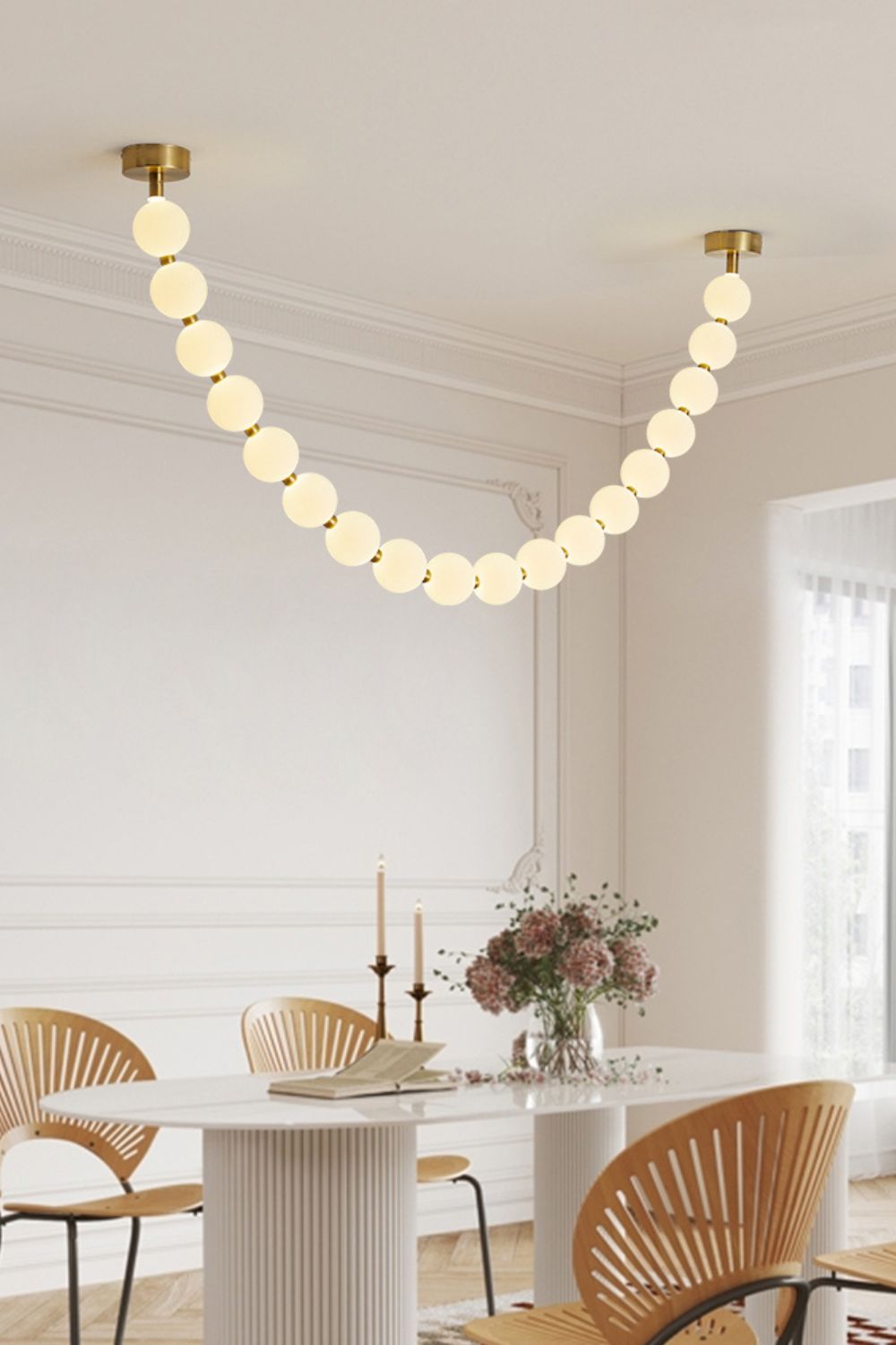 Emelir Pearl Necklace Balls Glass Chandelier