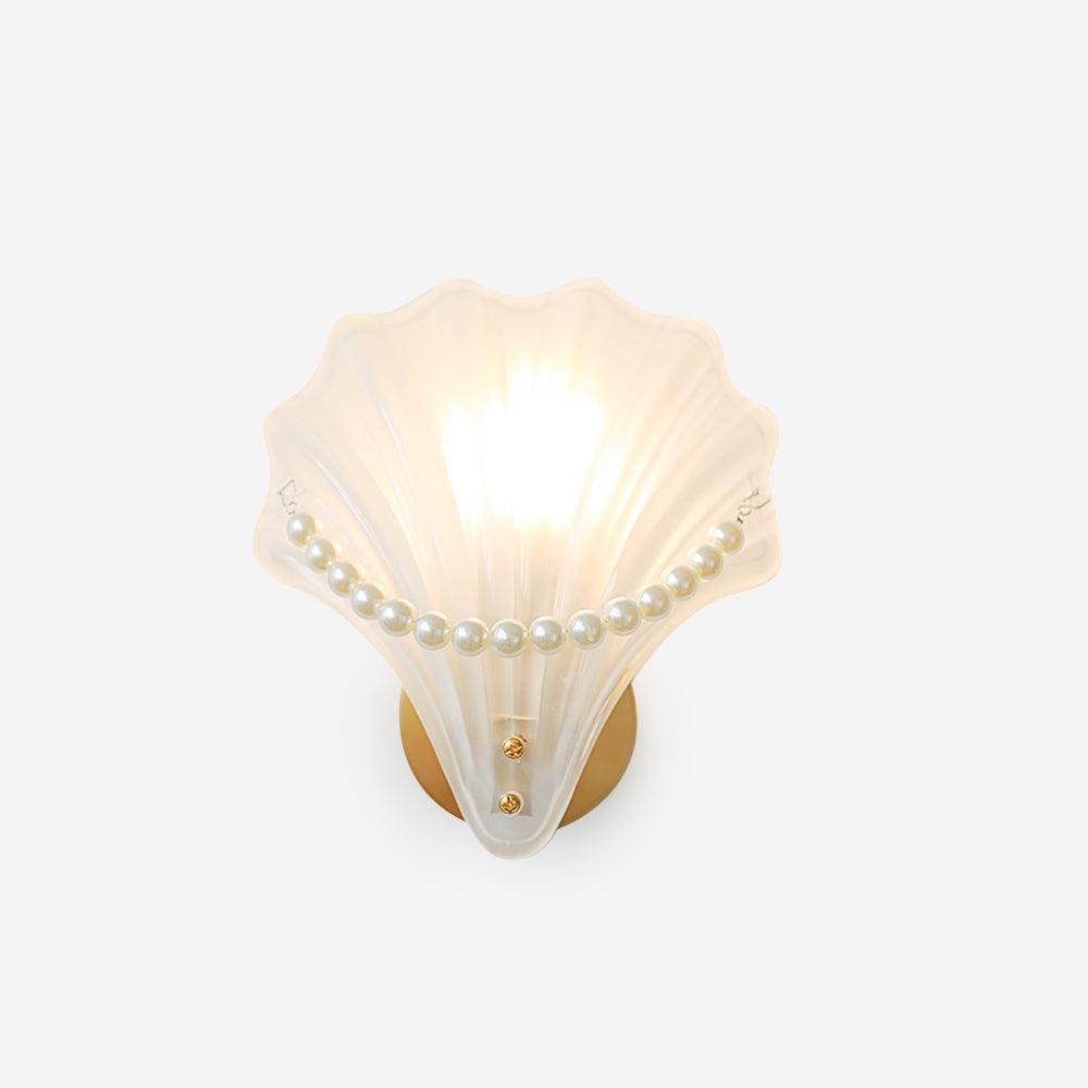 Pearl Wall Lamp Shell Elegant - Neutral Decor