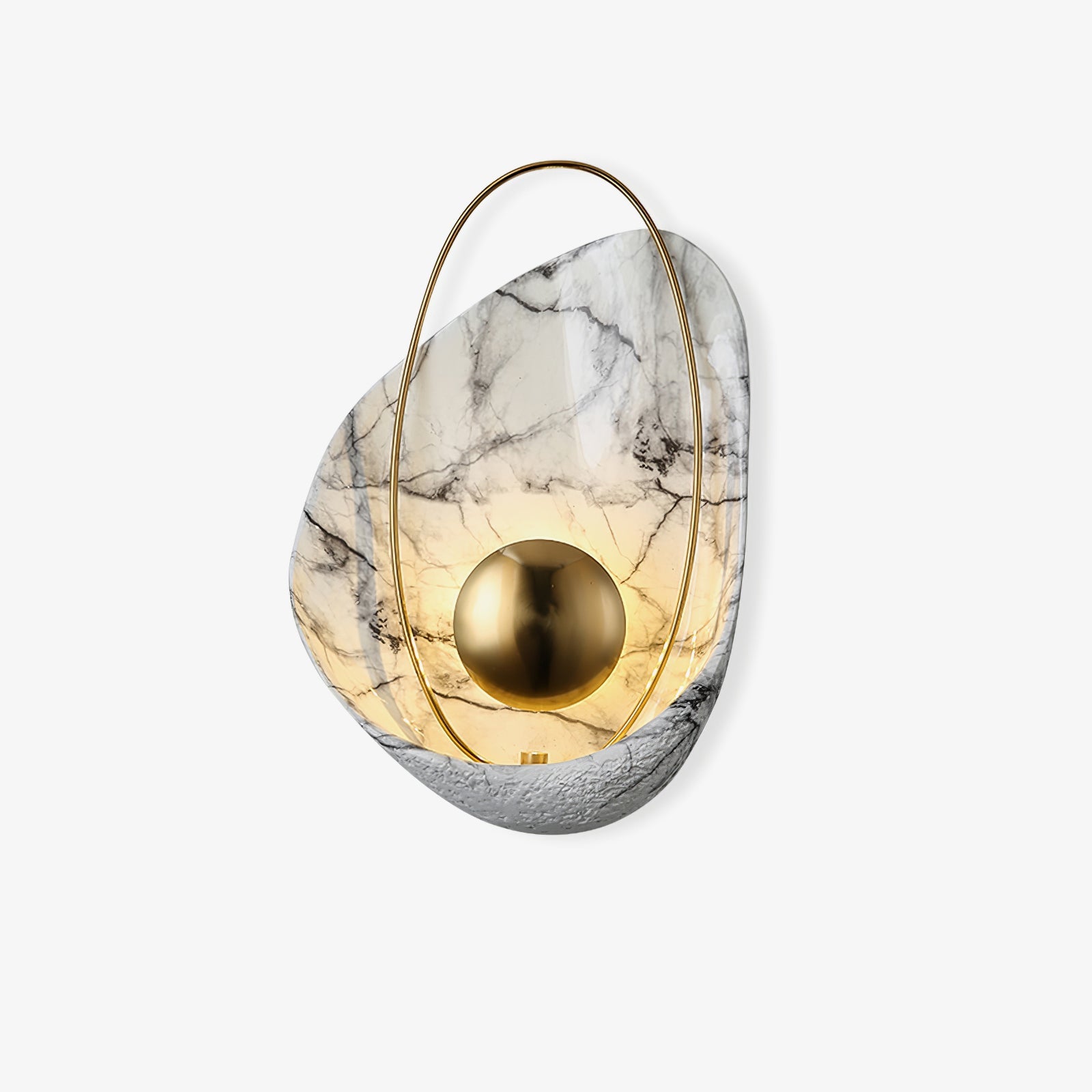 Vethaora Premium Nordic Art Pearl Resin Wall Lamp
